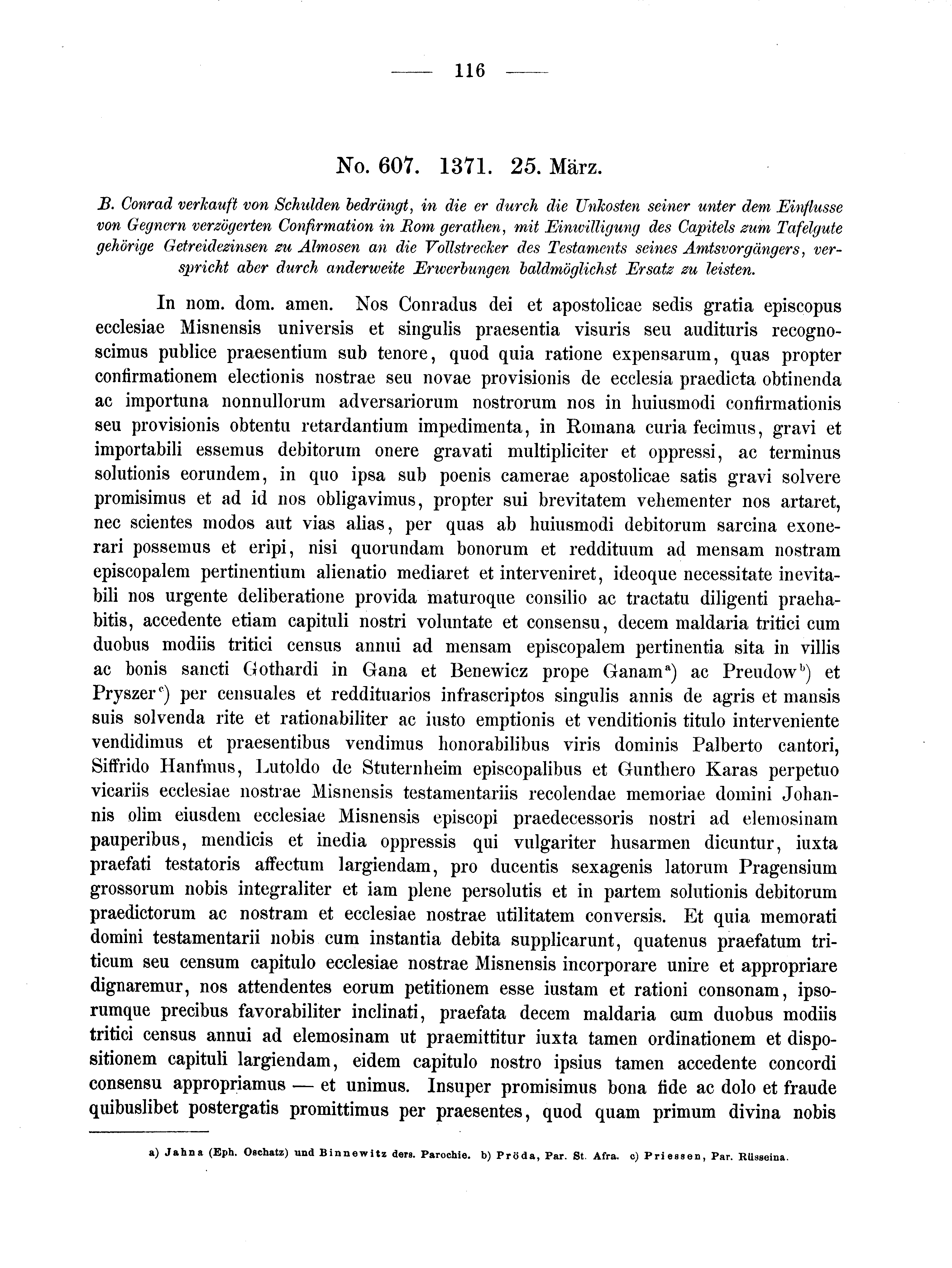 Historische Urkunde Seite 116 aus Band cds2_02