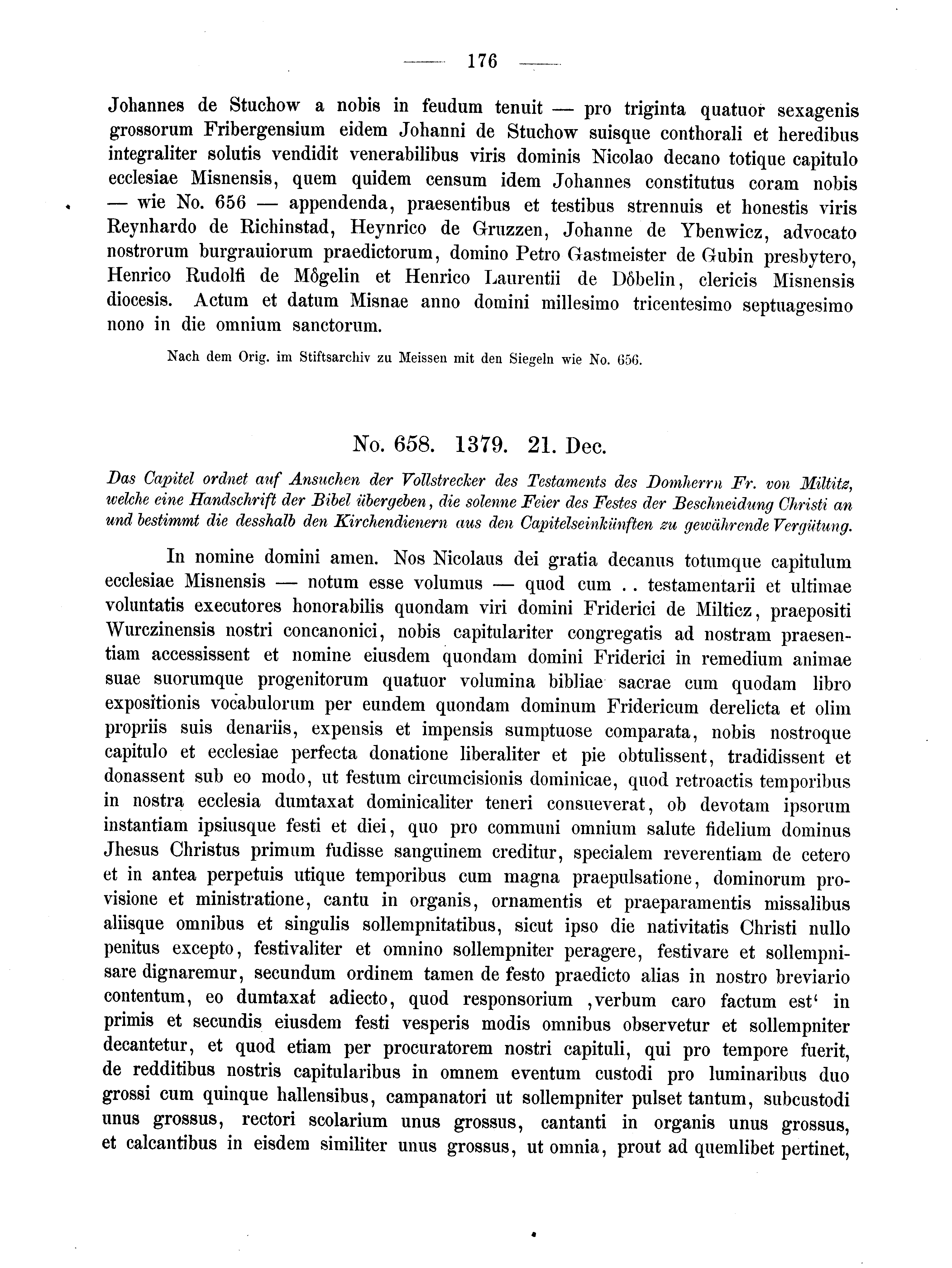 Historische Urkunde Seite 176 aus Band cds2_02