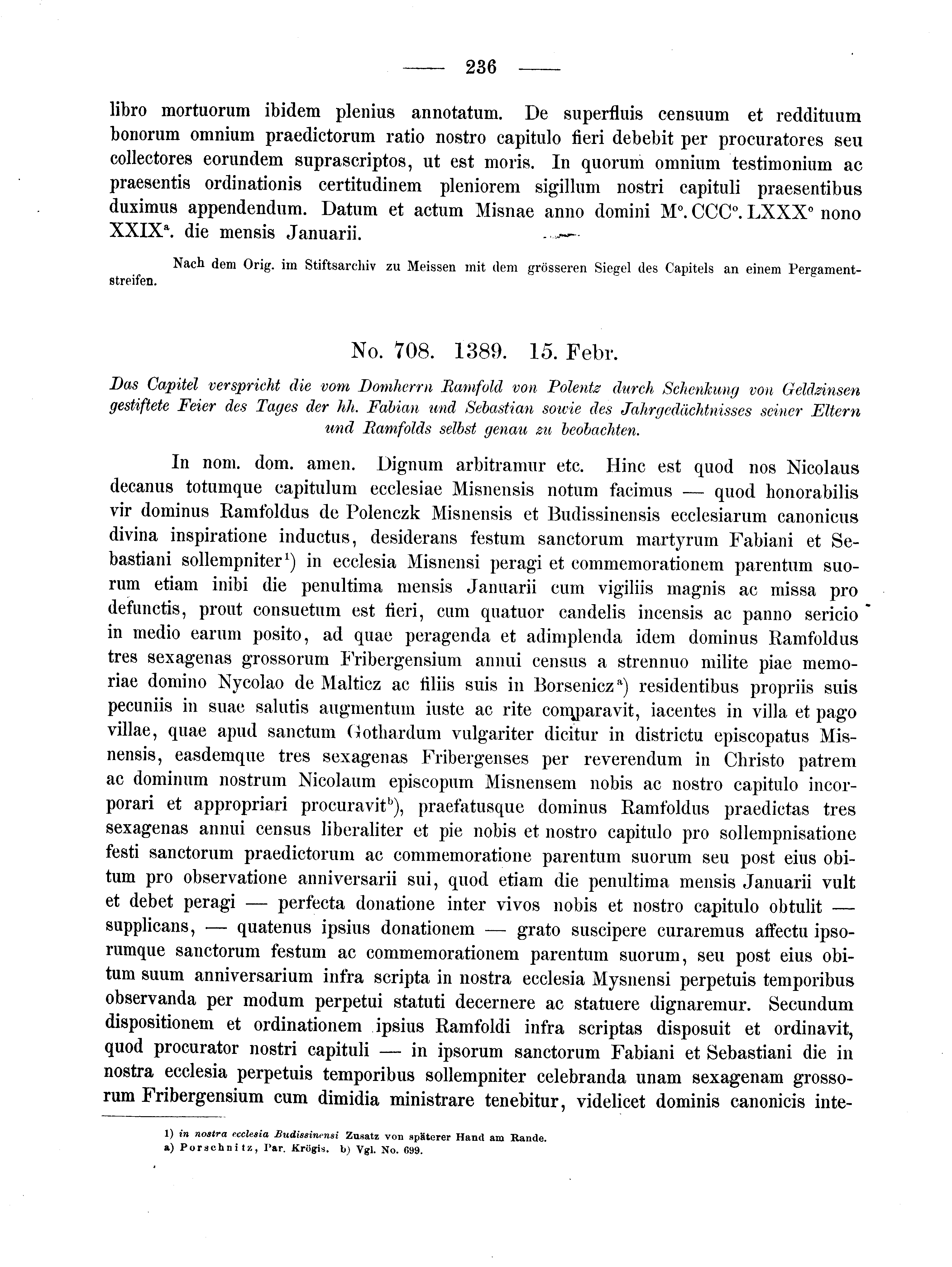 Historische Urkunde Seite 236 aus Band cds2_02