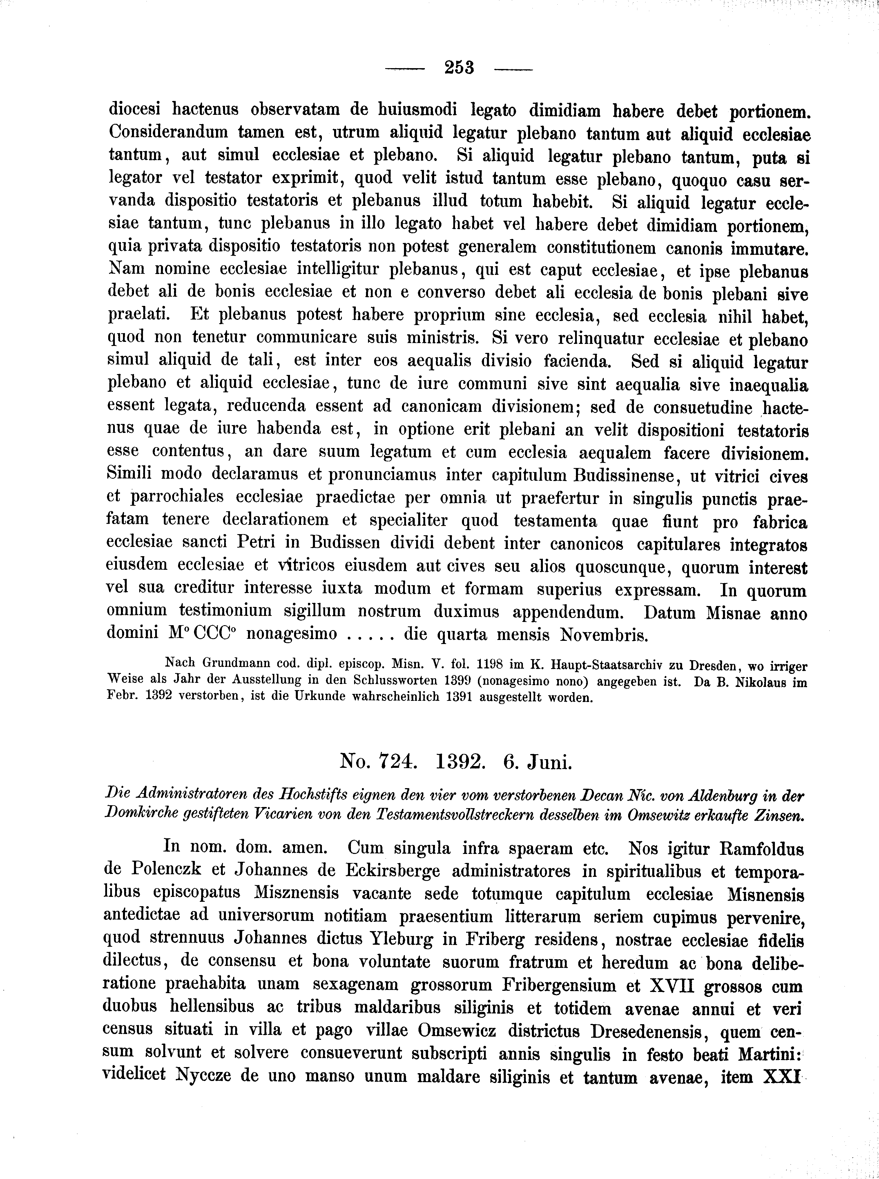 Historische Urkunde Seite 253 aus Band cds2_02