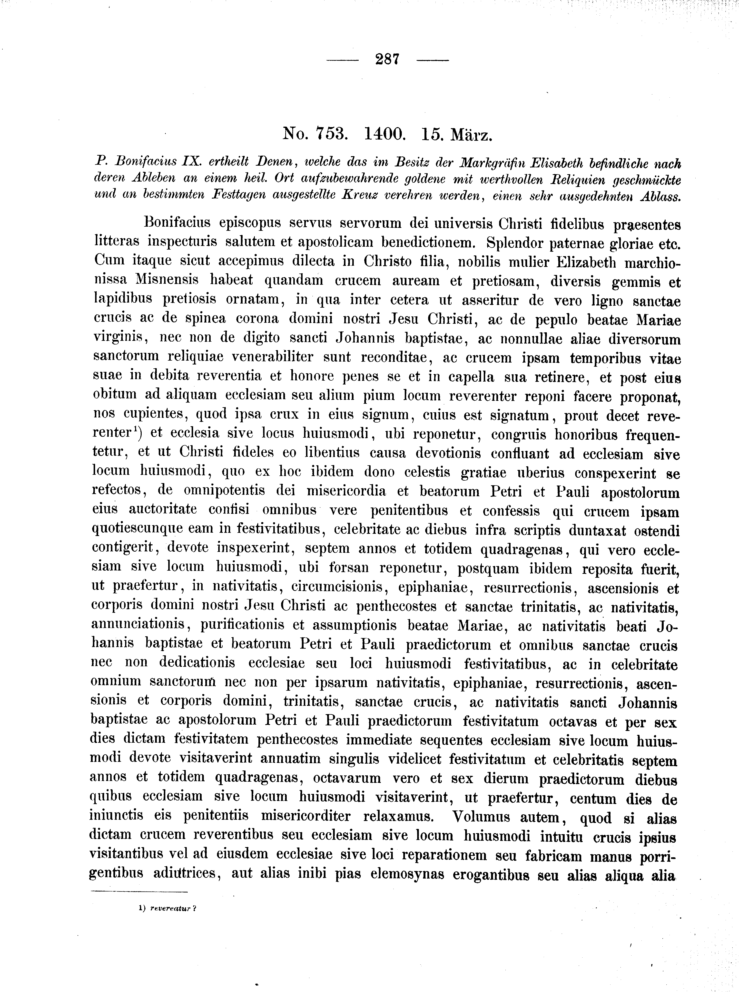 Historische Urkunde Seite 287 aus Band cds2_02