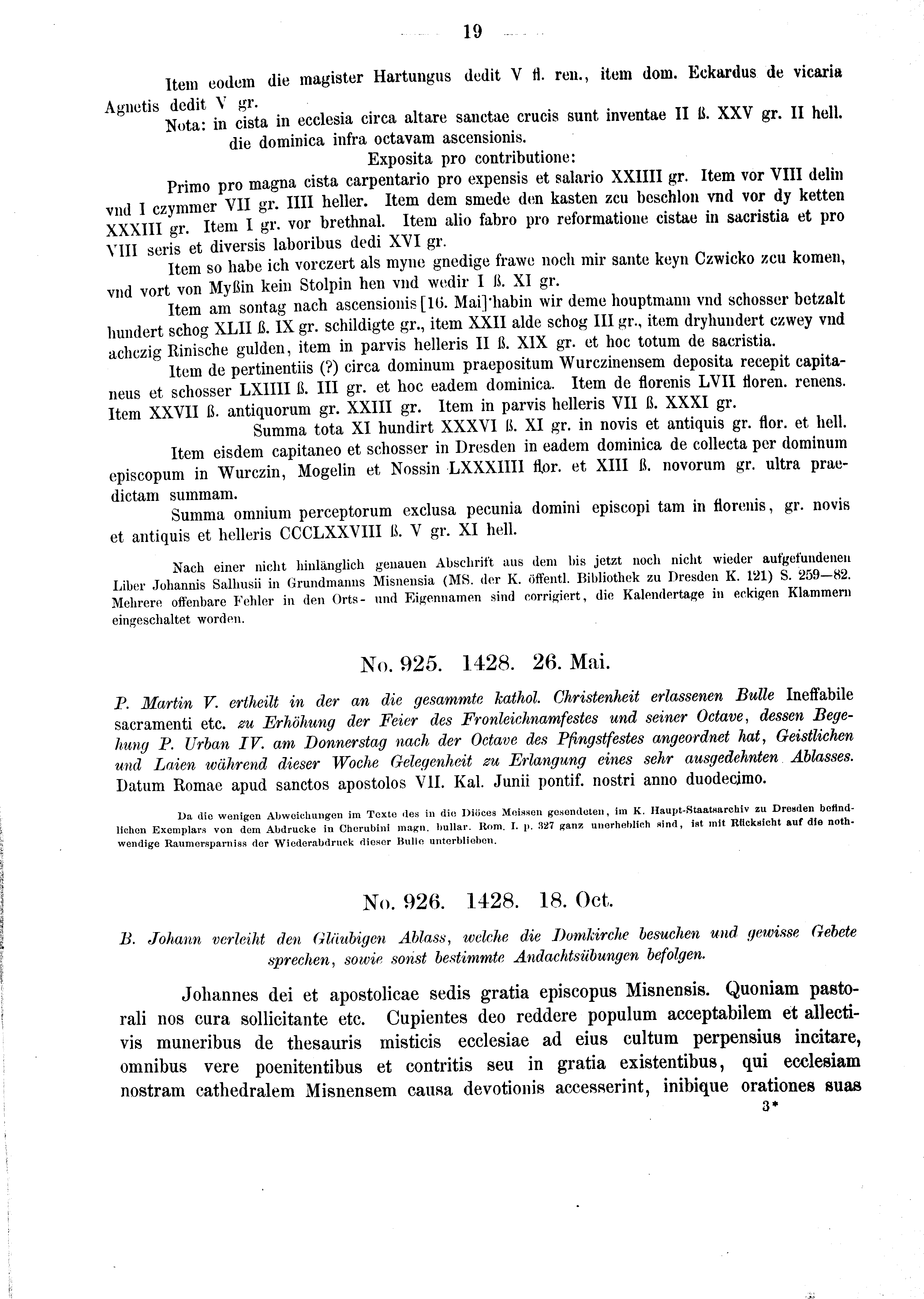 Historische Urkunde Seite 19 aus Band cds2_03