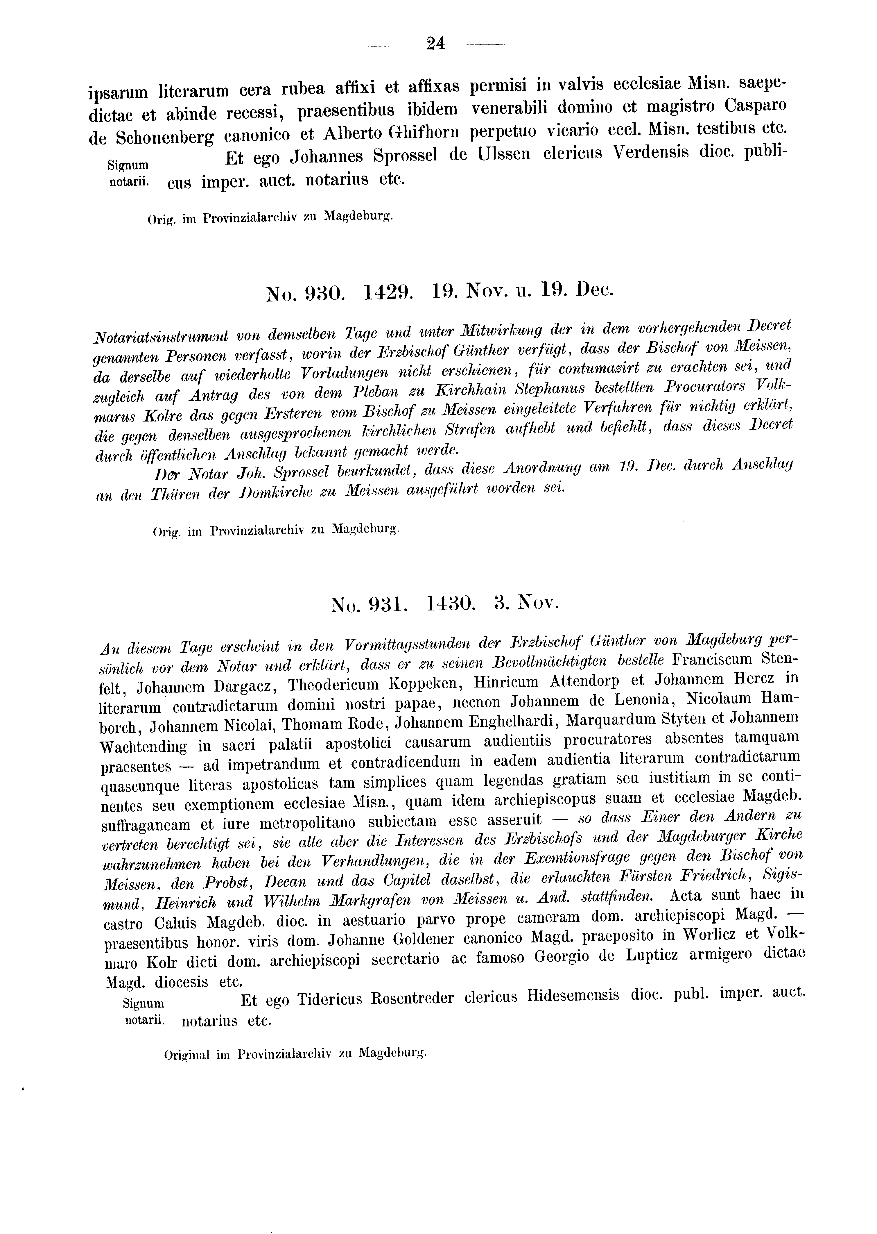 Historische Urkunde Seite 24 aus Band cds2_03