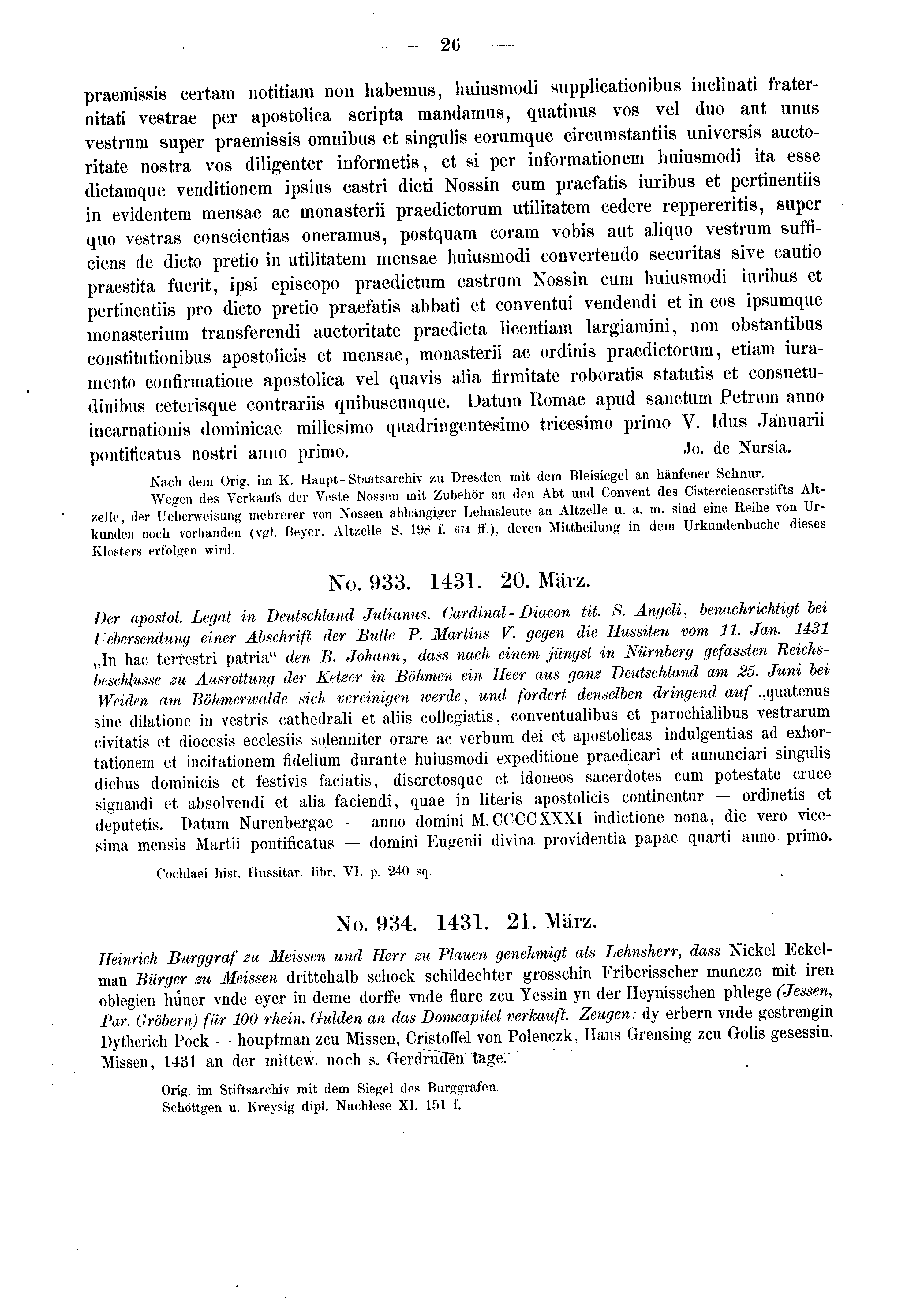 Historische Urkunde Seite 26 aus Band cds2_03