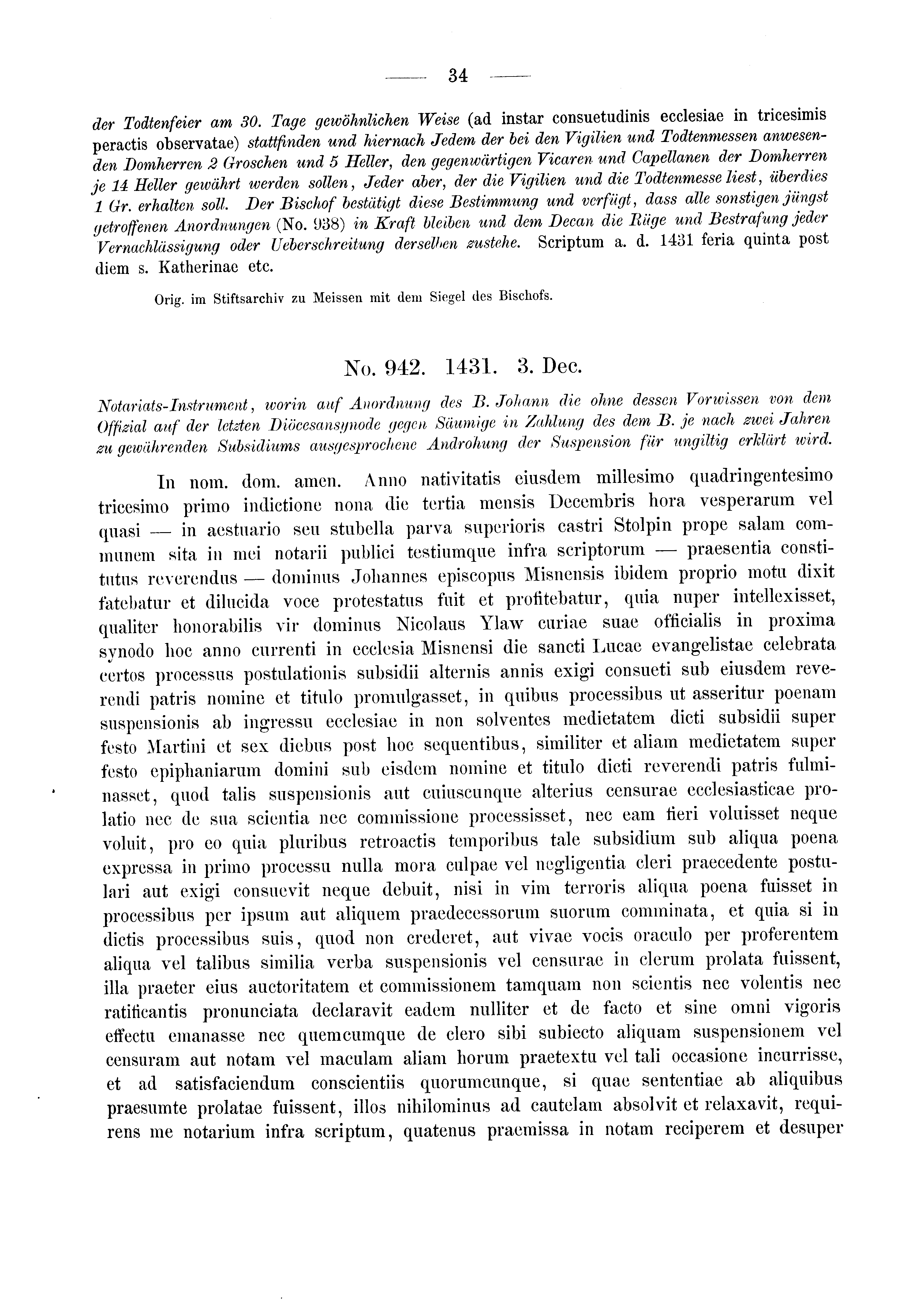 Historische Urkunde Seite 34 aus Band cds2_03