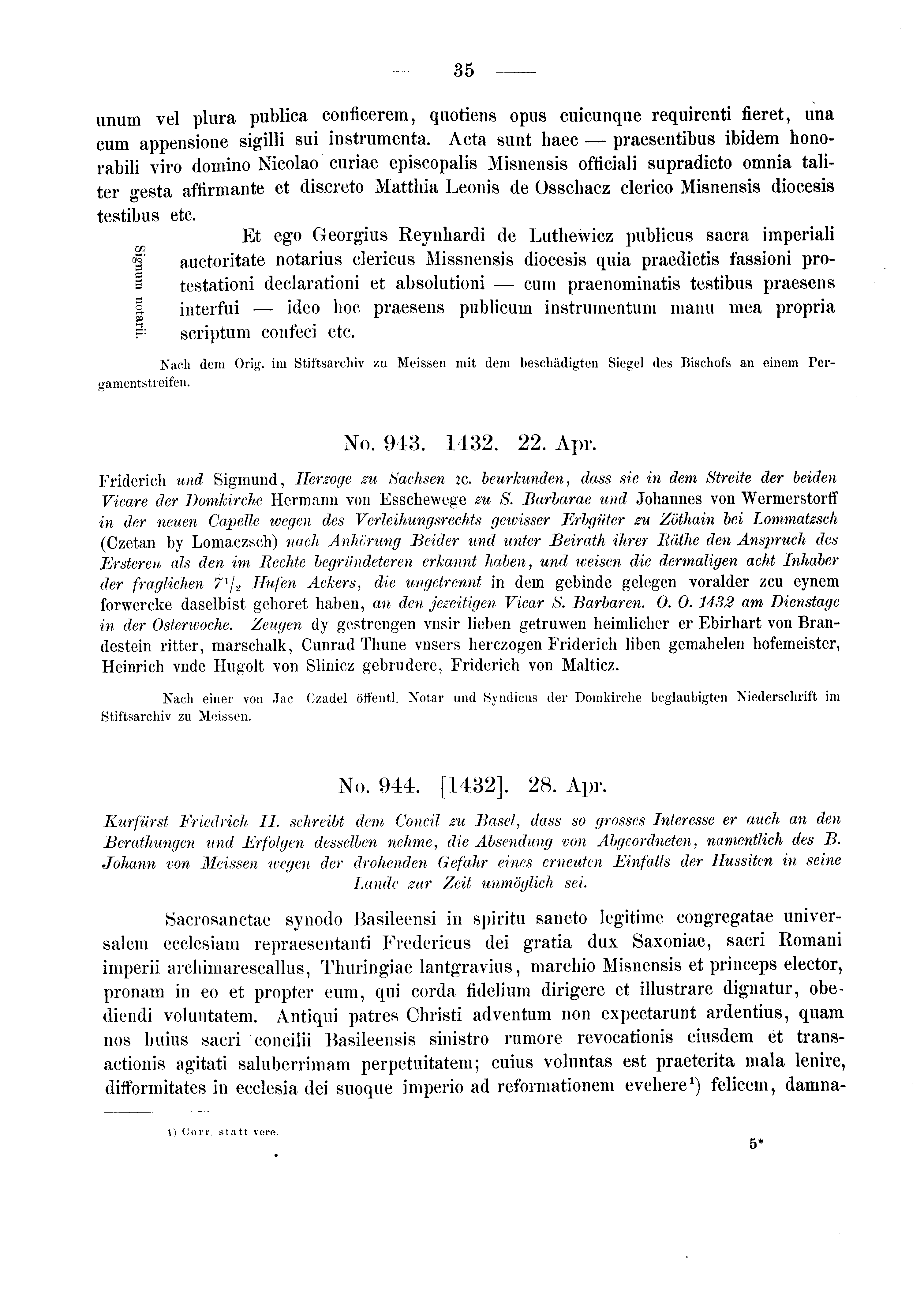 Historische Urkunde Seite 35 aus Band cds2_03