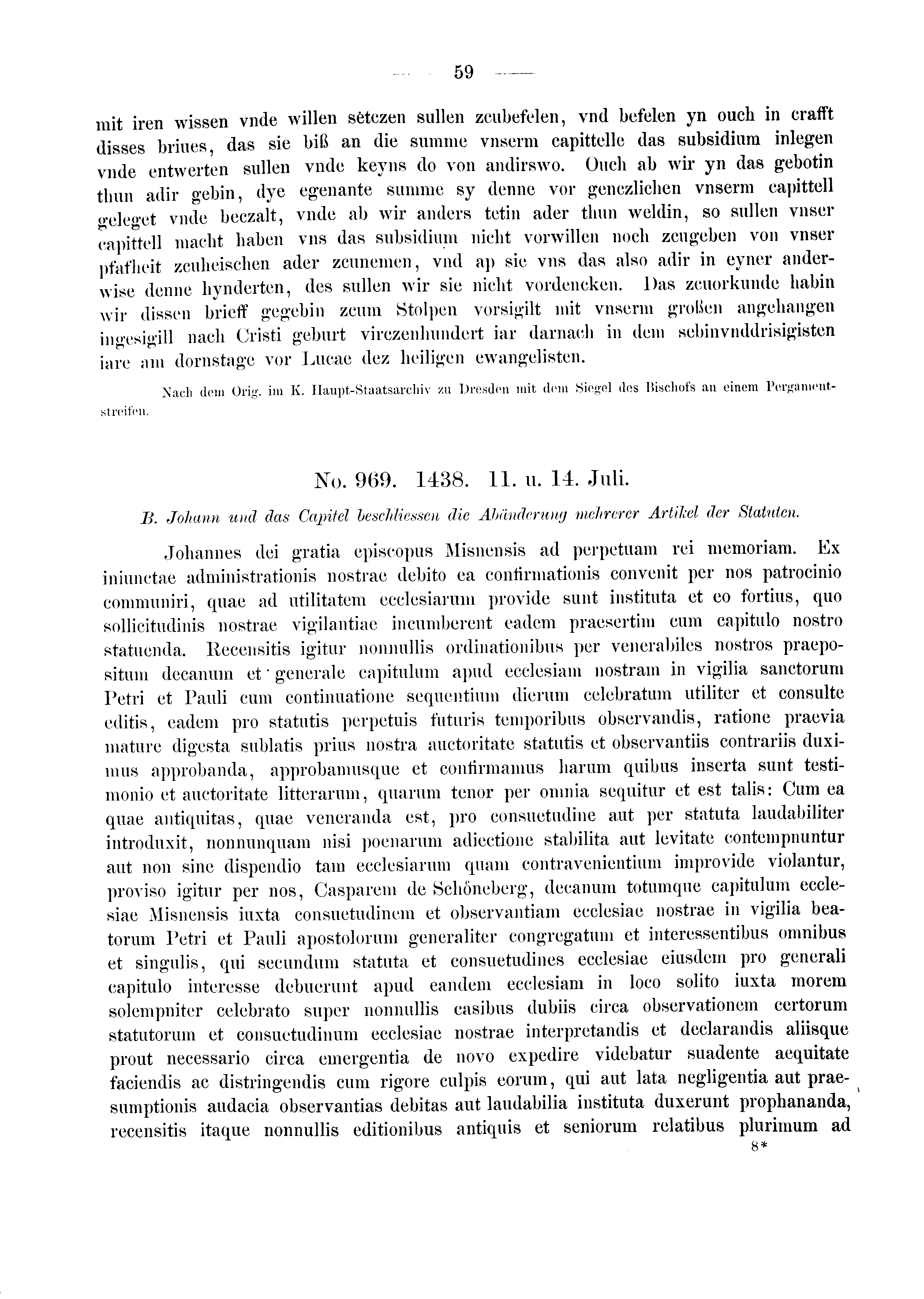 Historische Urkunde Seite 59 aus Band cds2_03