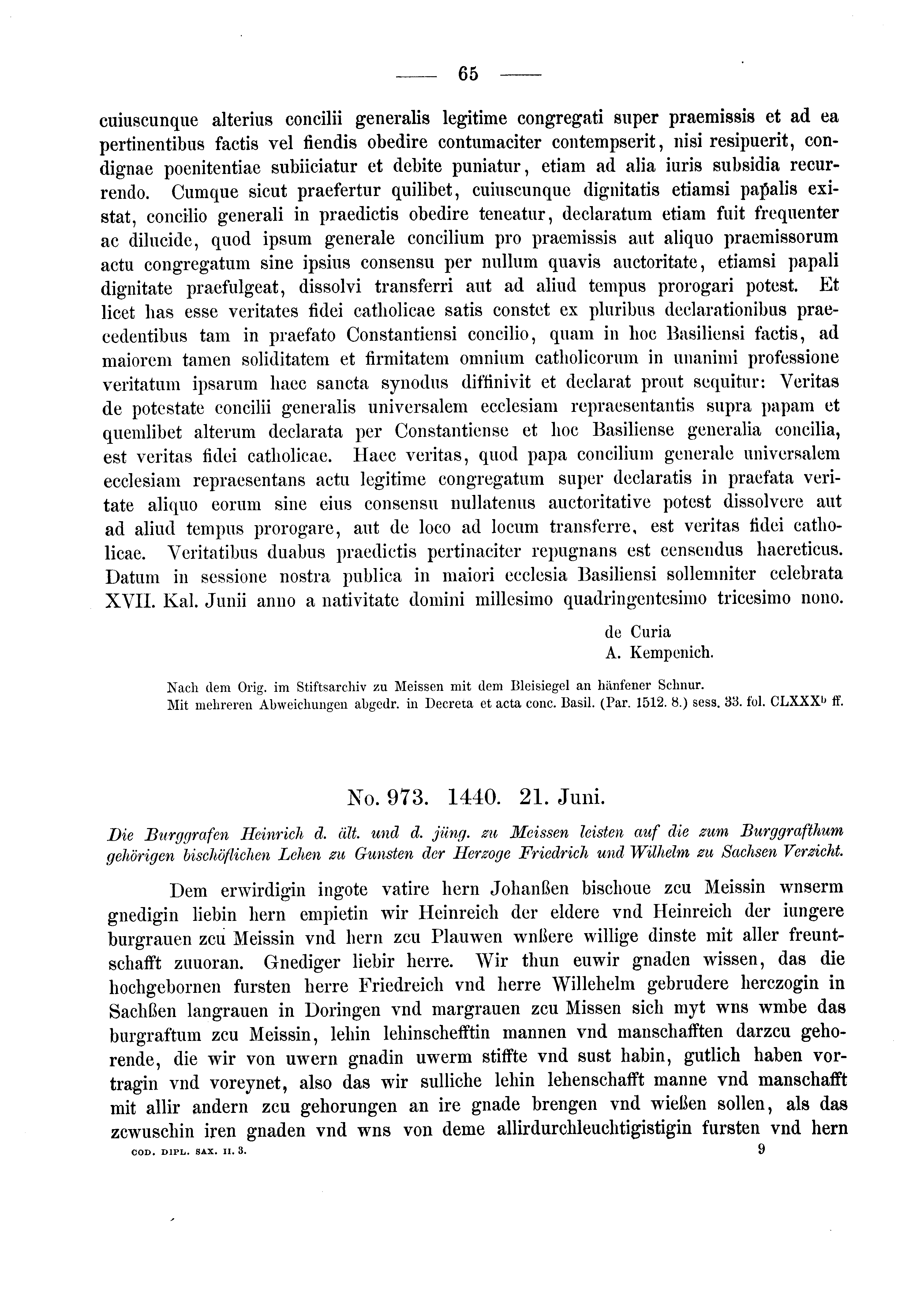 Historische Urkunde Seite 65 aus Band cds2_03