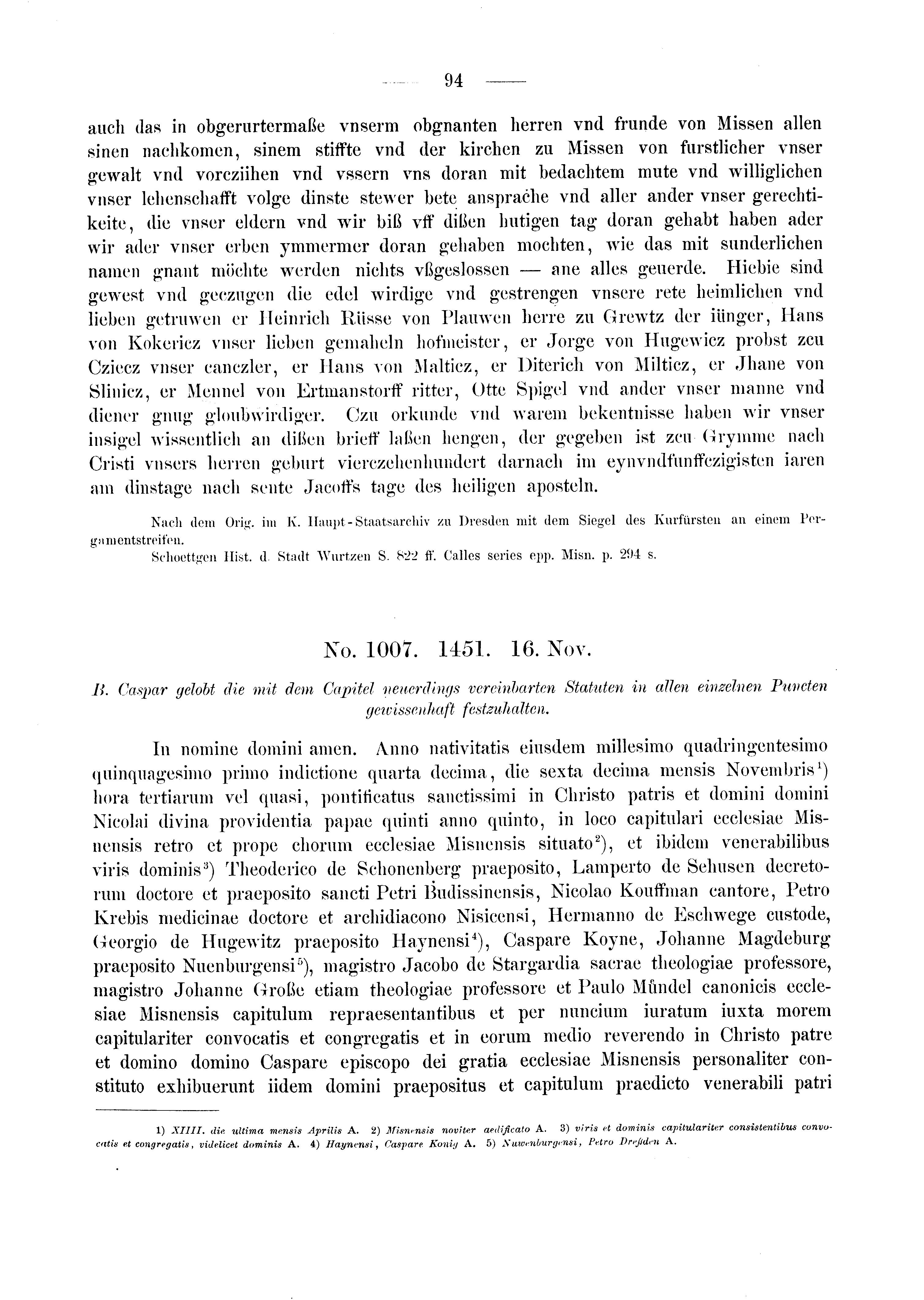 Historische Urkunde Seite 94 aus Band cds2_03