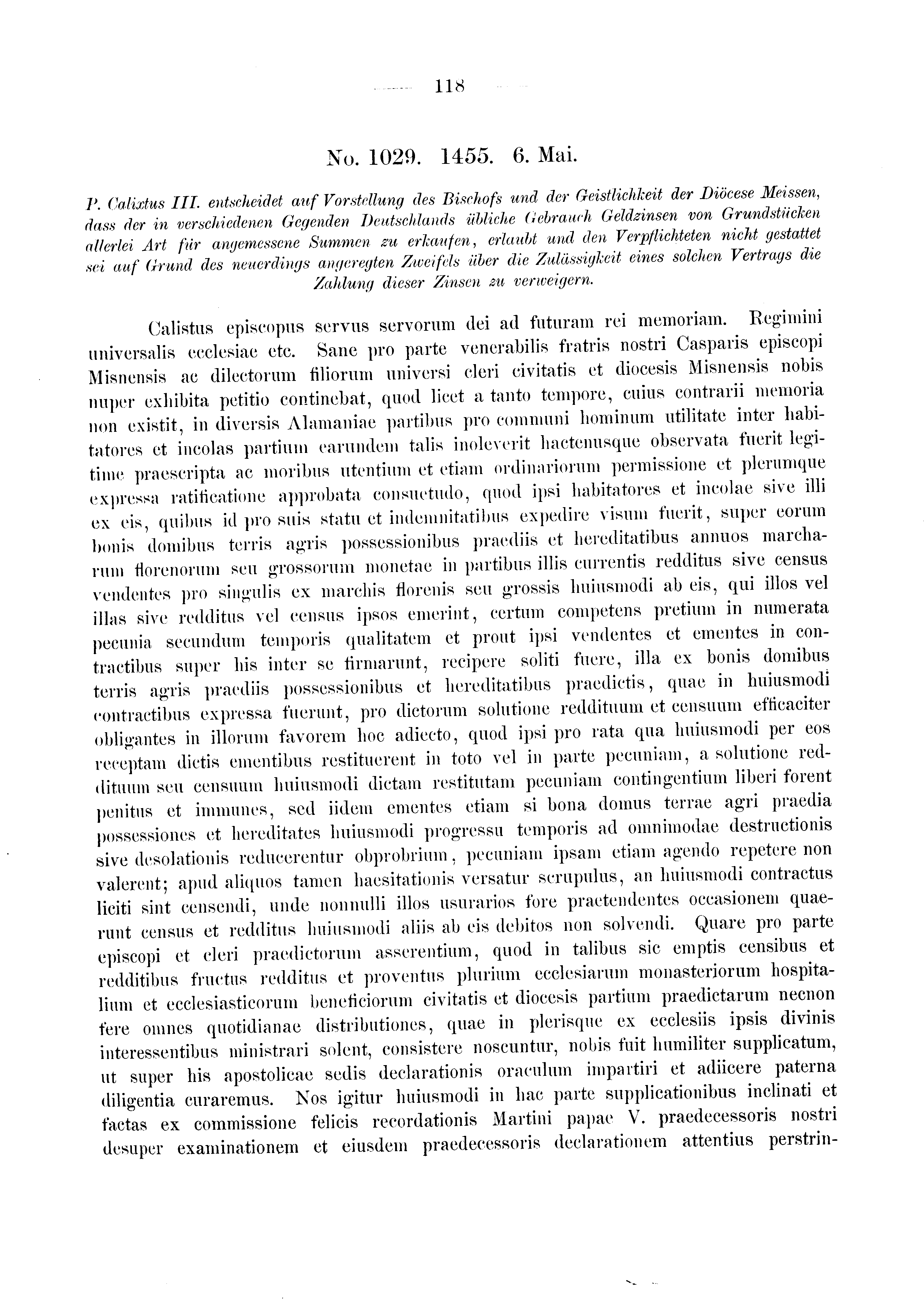 Historische Urkunde Seite 118 aus Band cds2_03