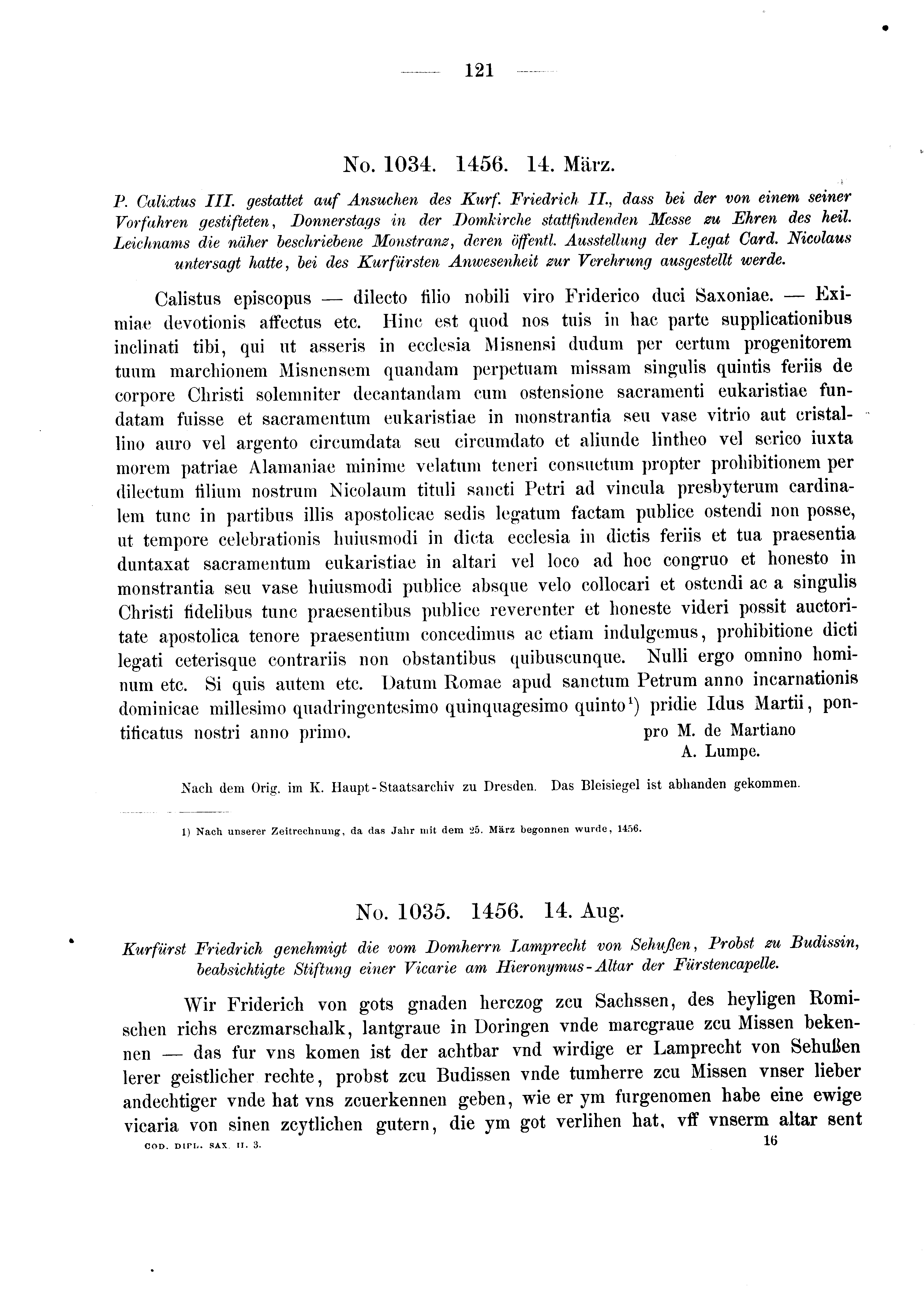 Historische Urkunde Seite 121 aus Band cds2_03