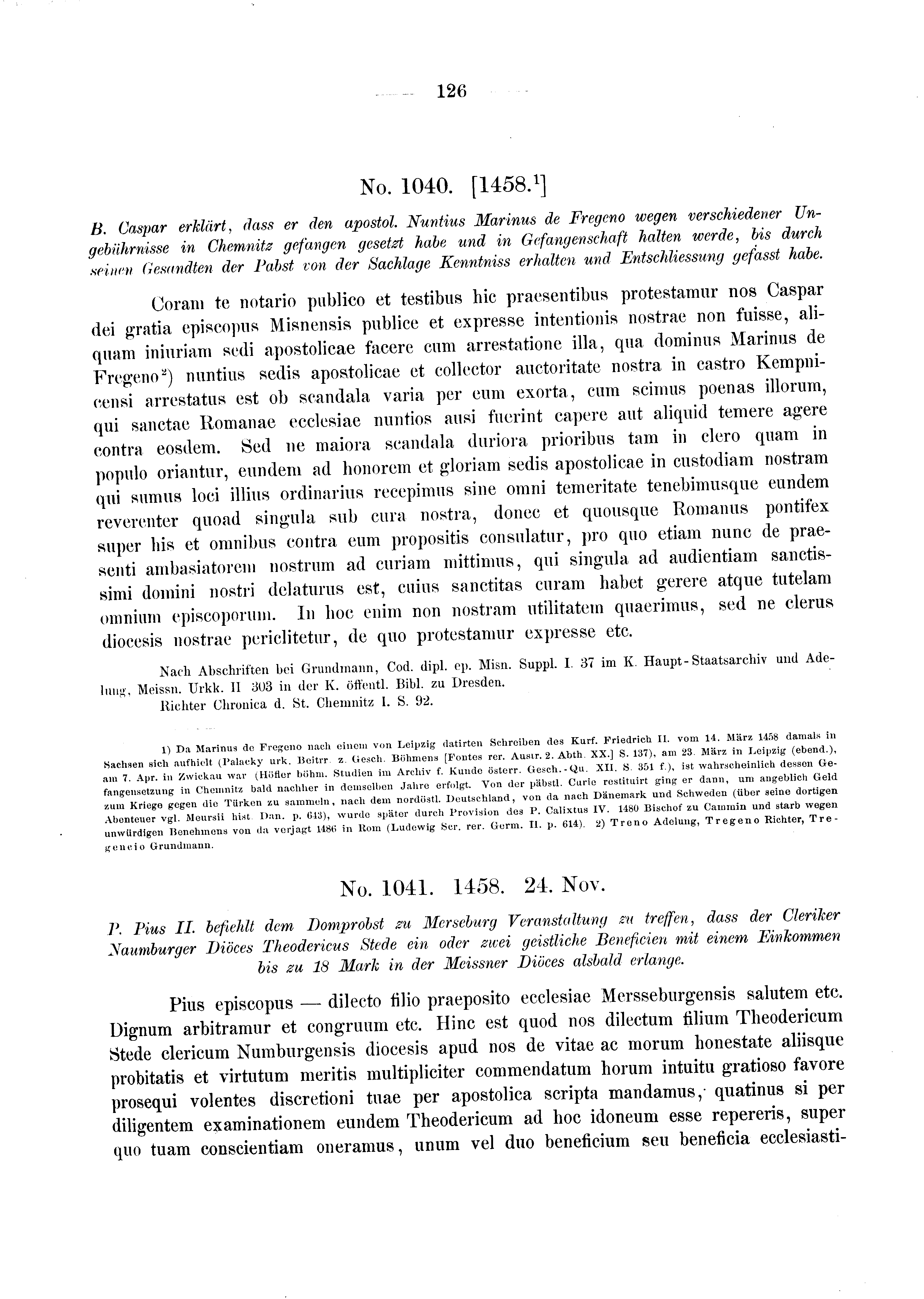 Historische Urkunde Seite 126 aus Band cds2_03