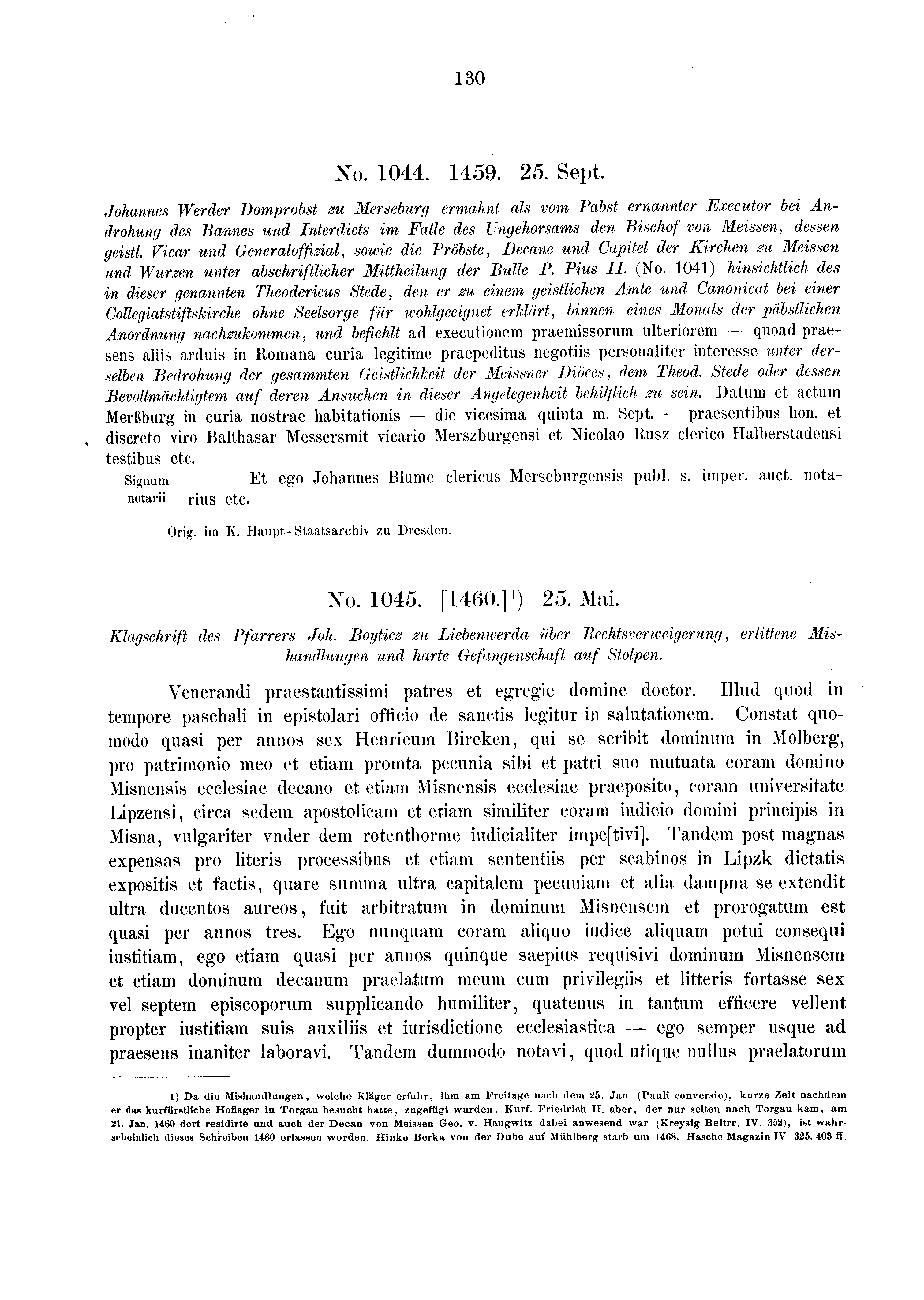 Historische Urkunde Seite 130 aus Band cds2_03