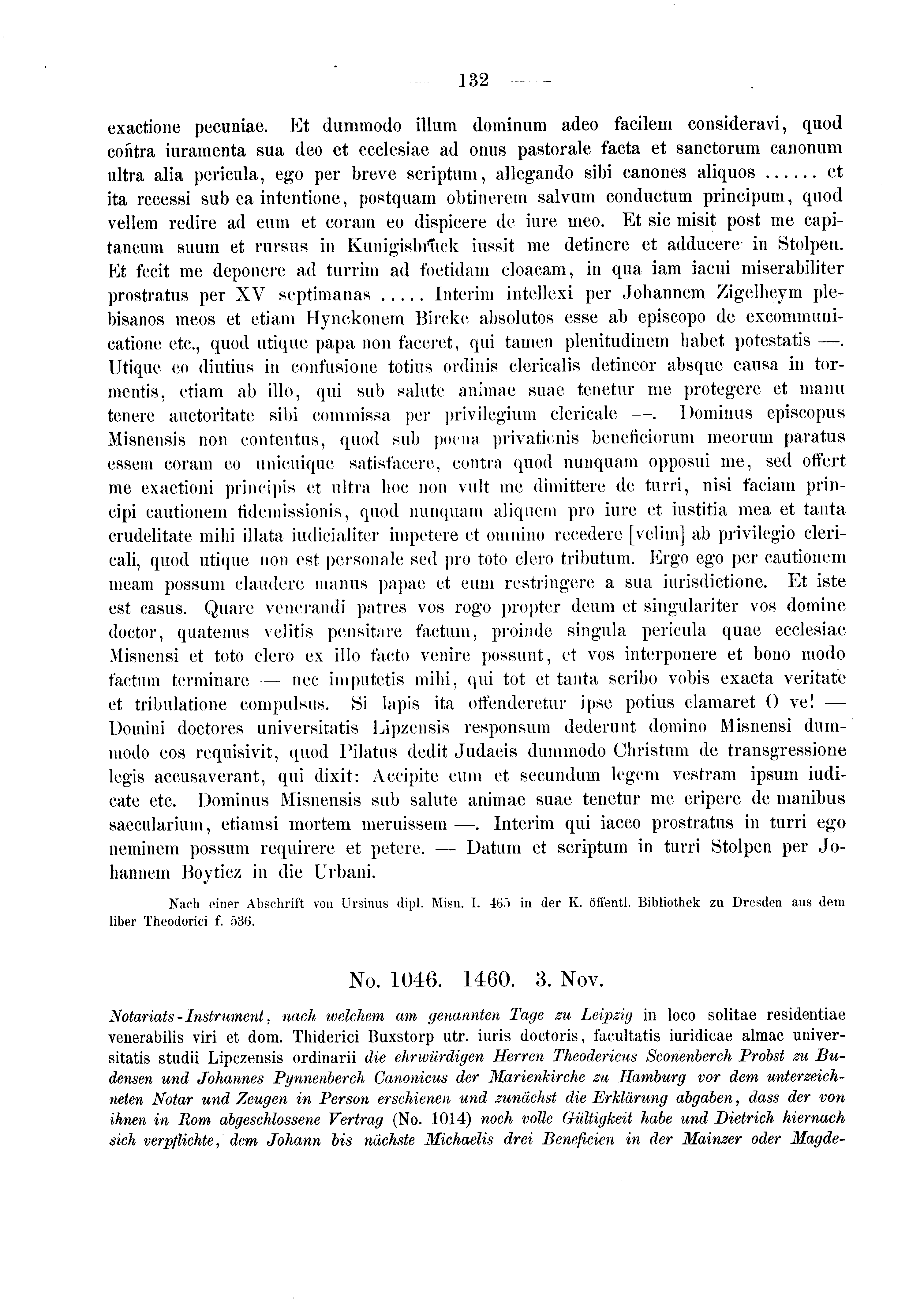 Historische Urkunde Seite 132 aus Band cds2_03