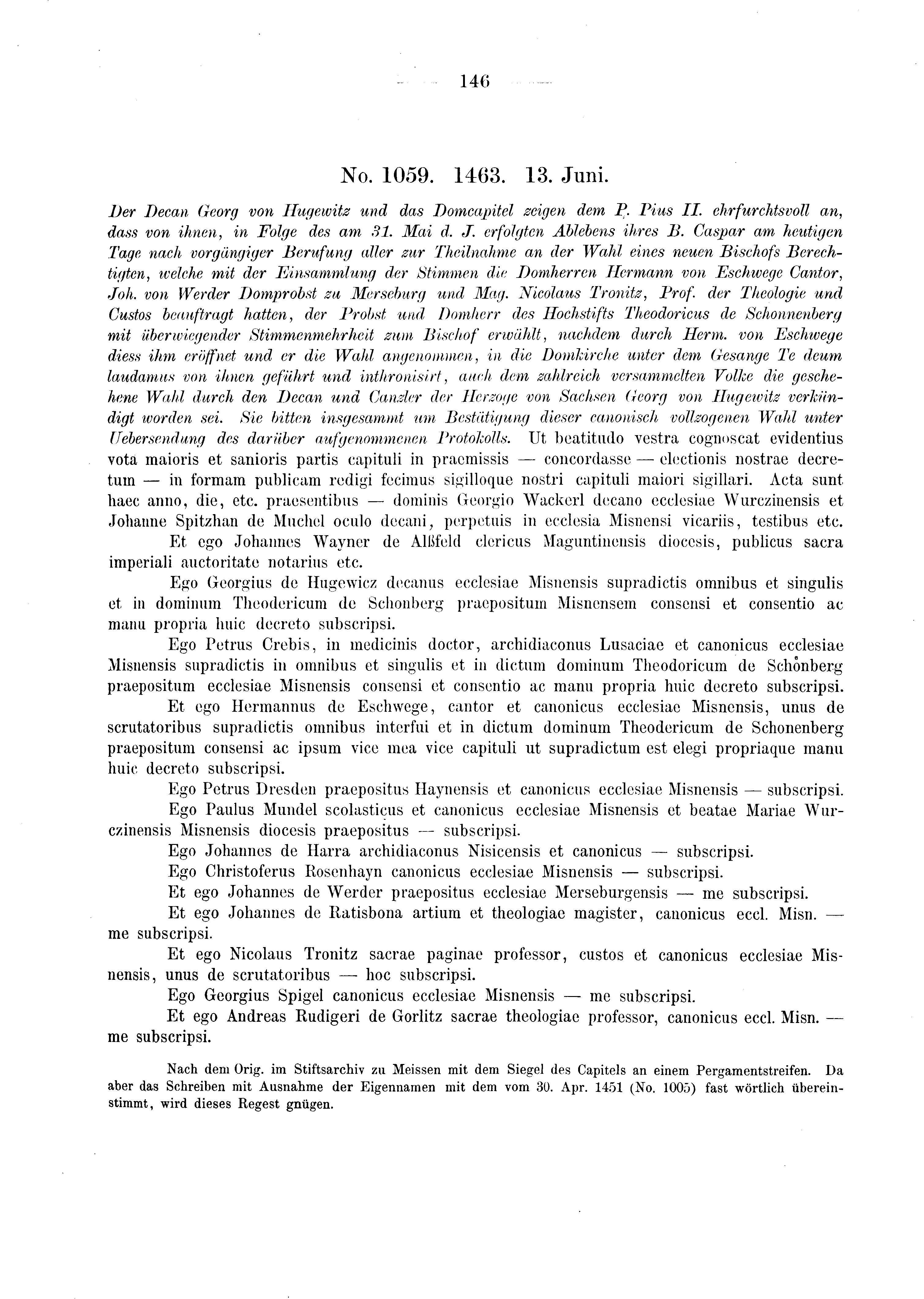 Historische Urkunde Seite 146 aus Band cds2_03