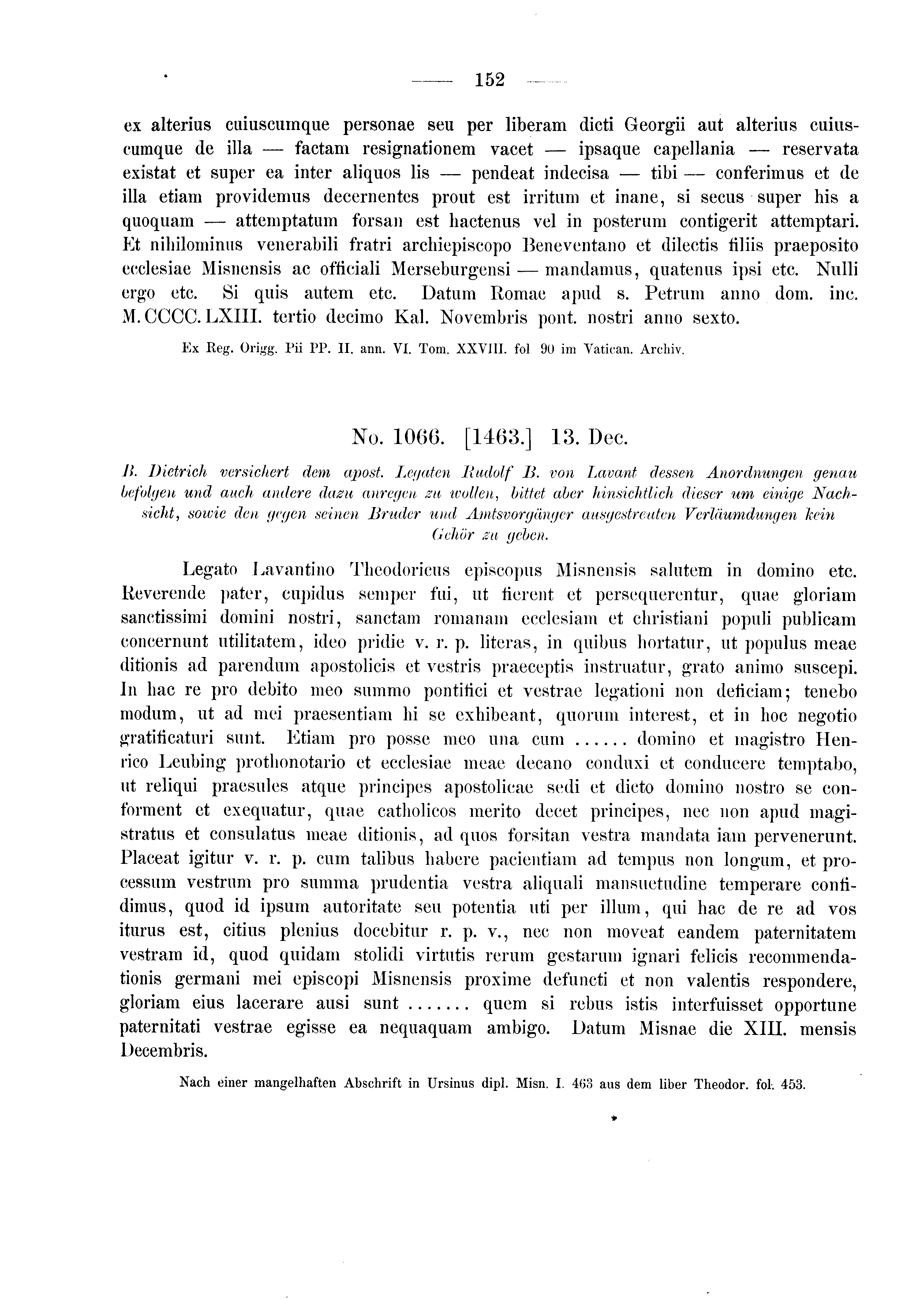 Historische Urkunde Seite 152 aus Band cds2_03