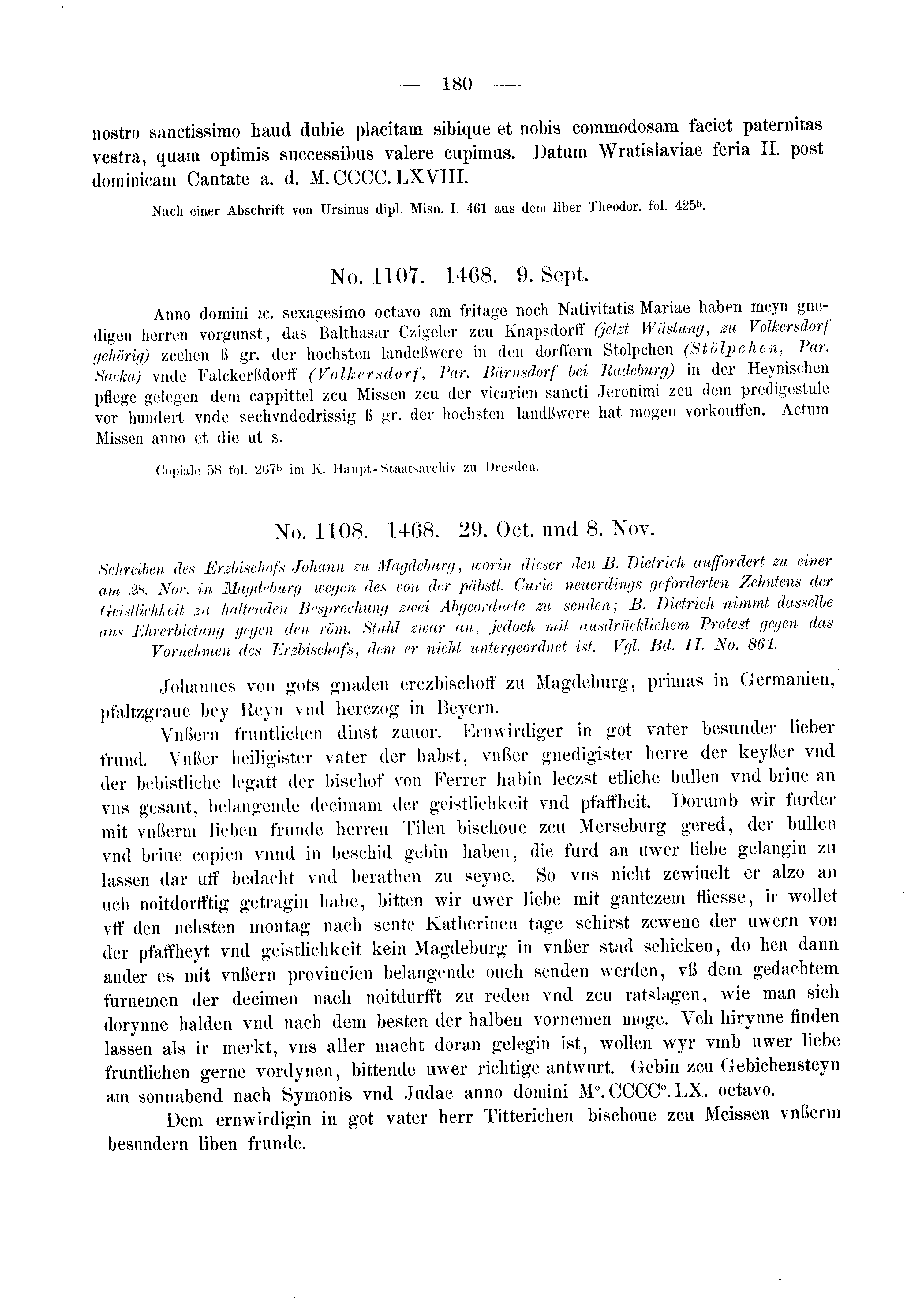 Historische Urkunde Seite 180 aus Band cds2_03