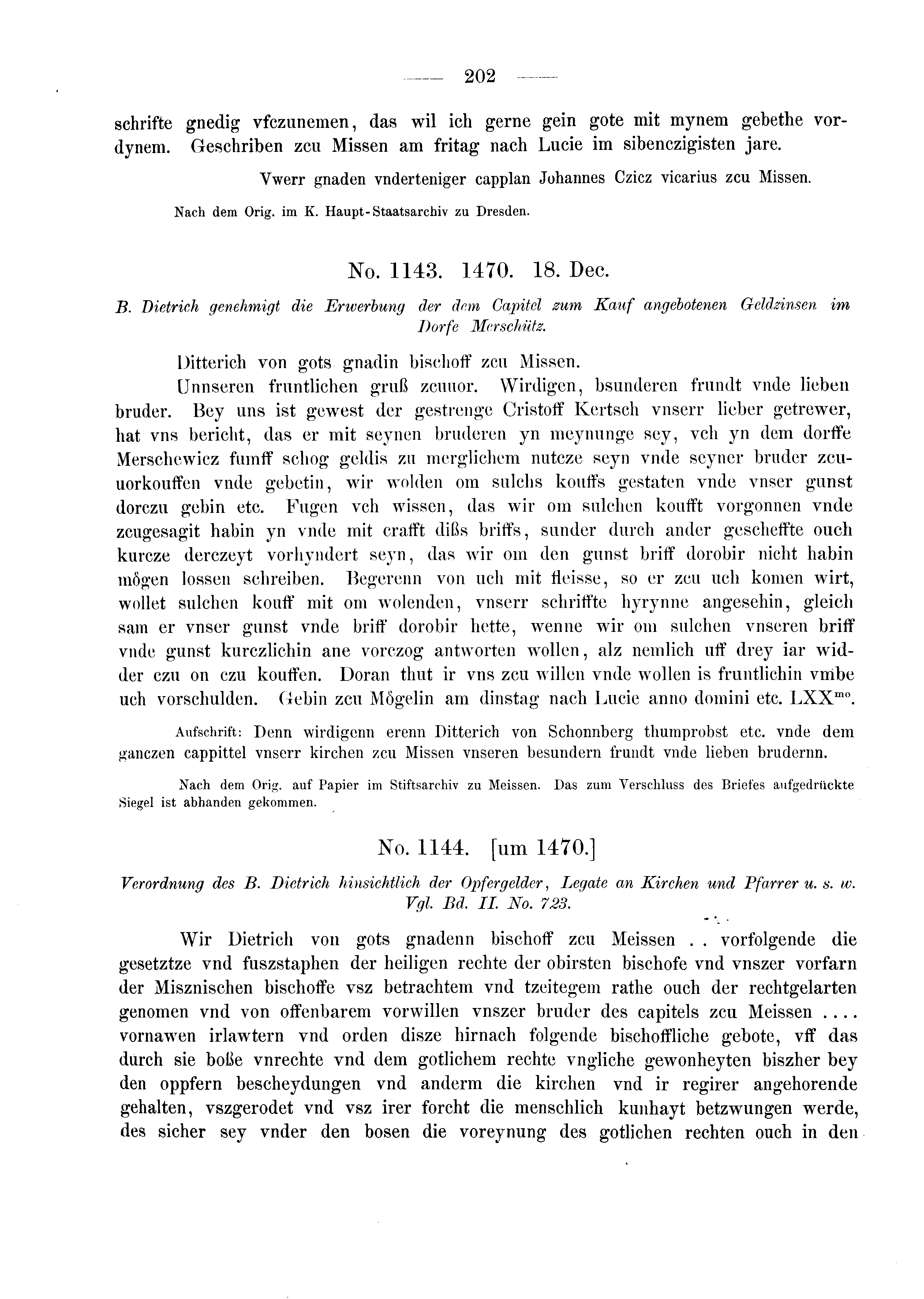 Historische Urkunde Seite 202 aus Band cds2_03