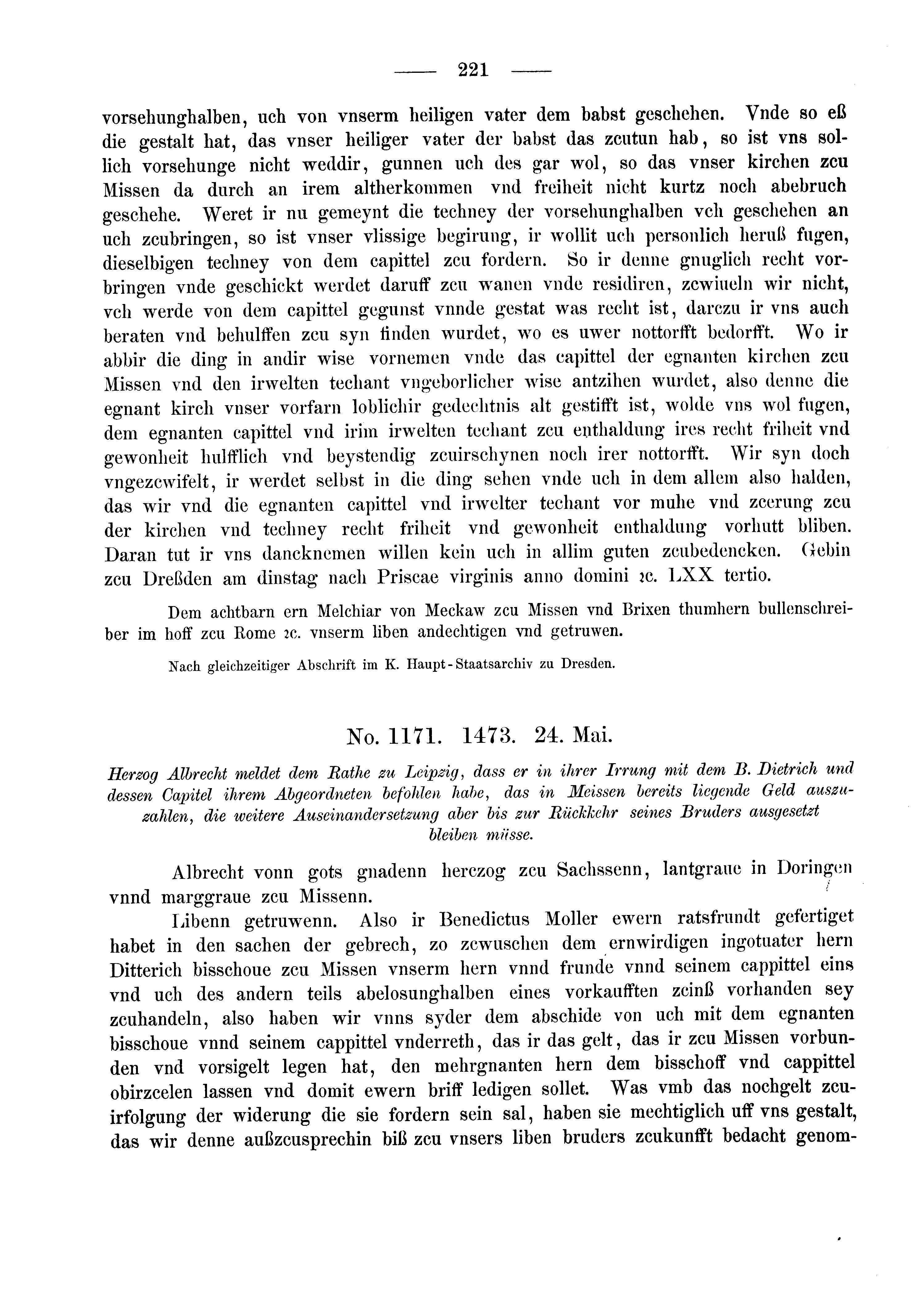 Historische Urkunde Seite 221 aus Band cds2_03