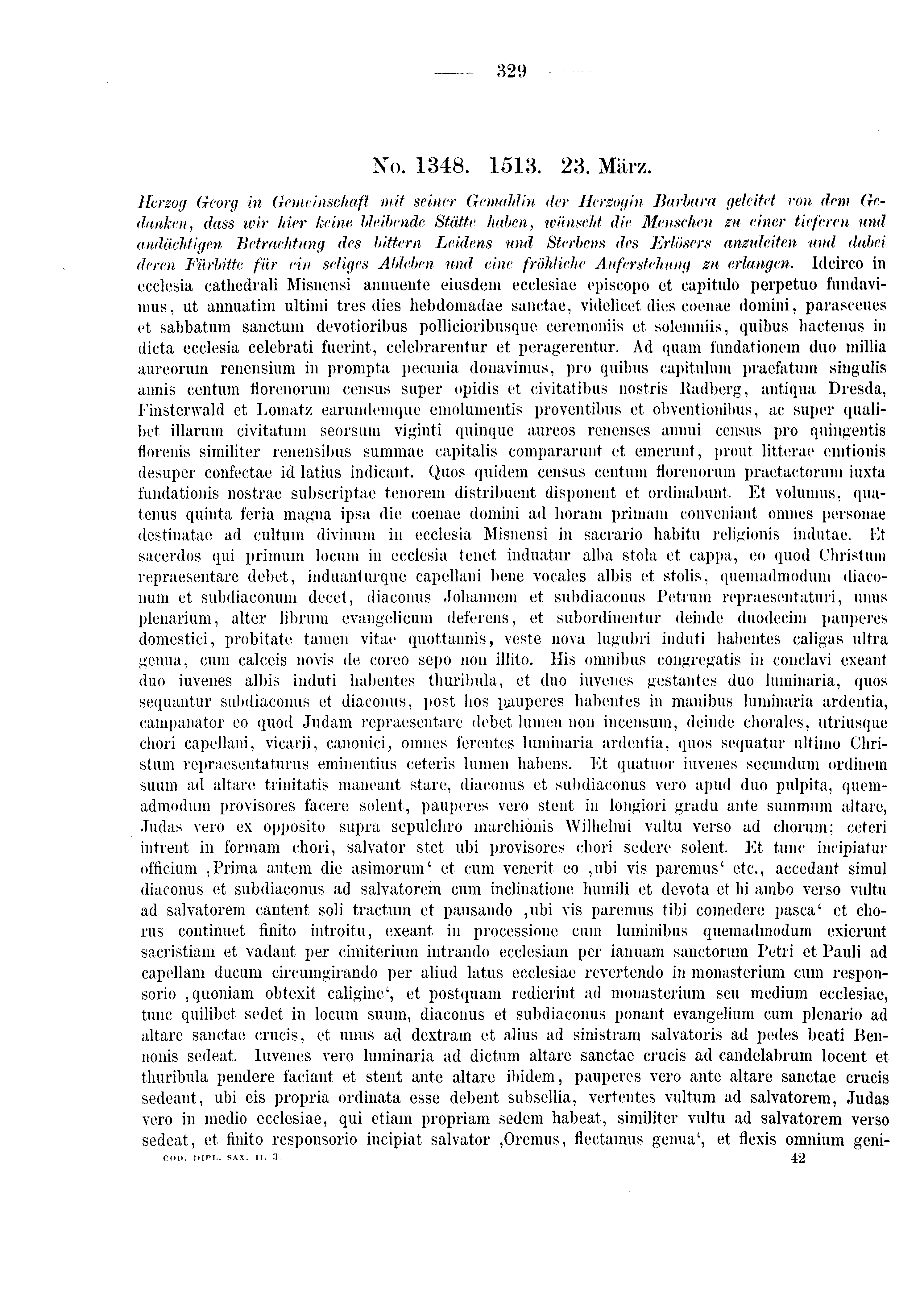 Historische Urkunde Seite 329 aus Band cds2_03