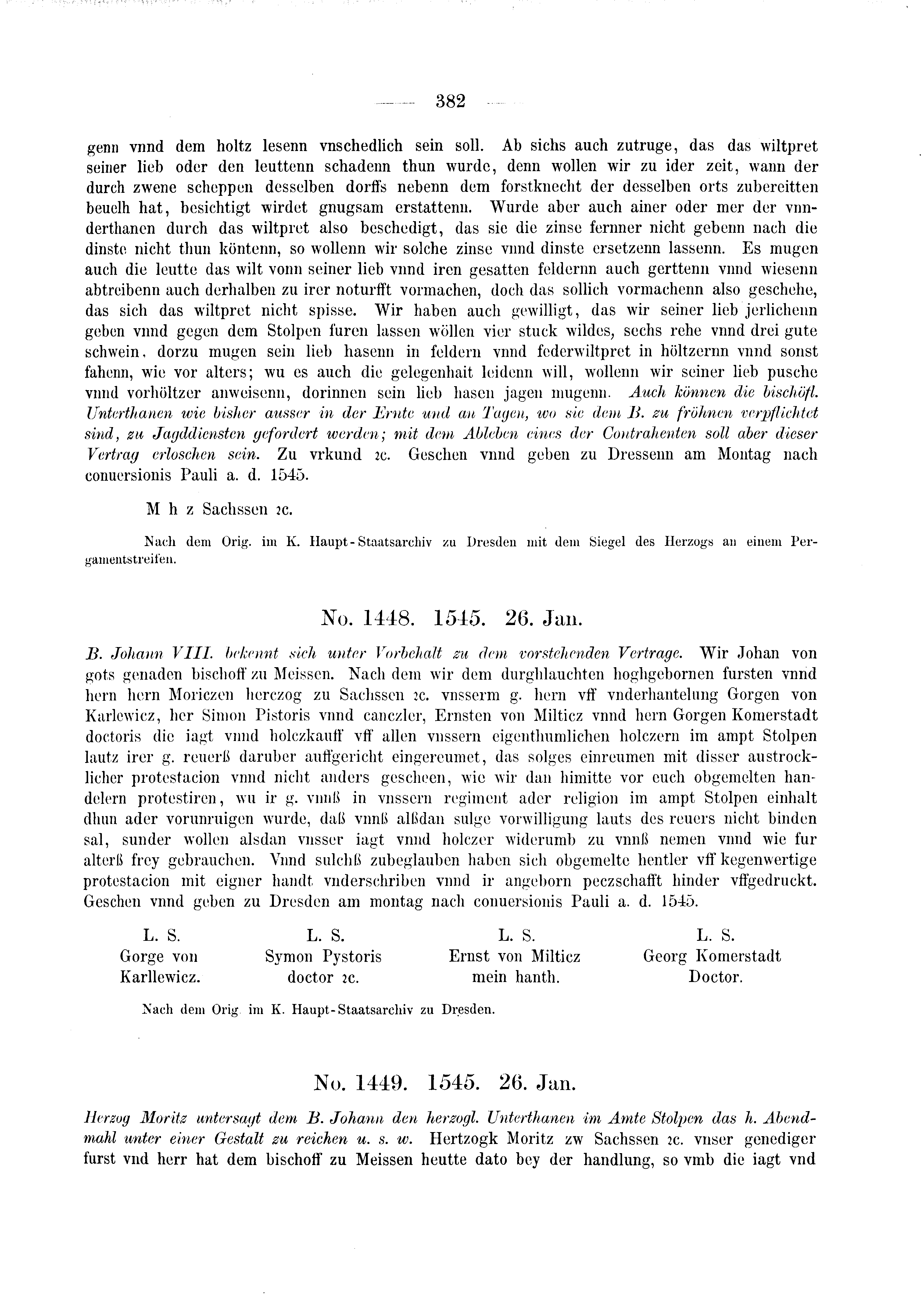 Historische Urkunde Seite 382 aus Band cds2_03