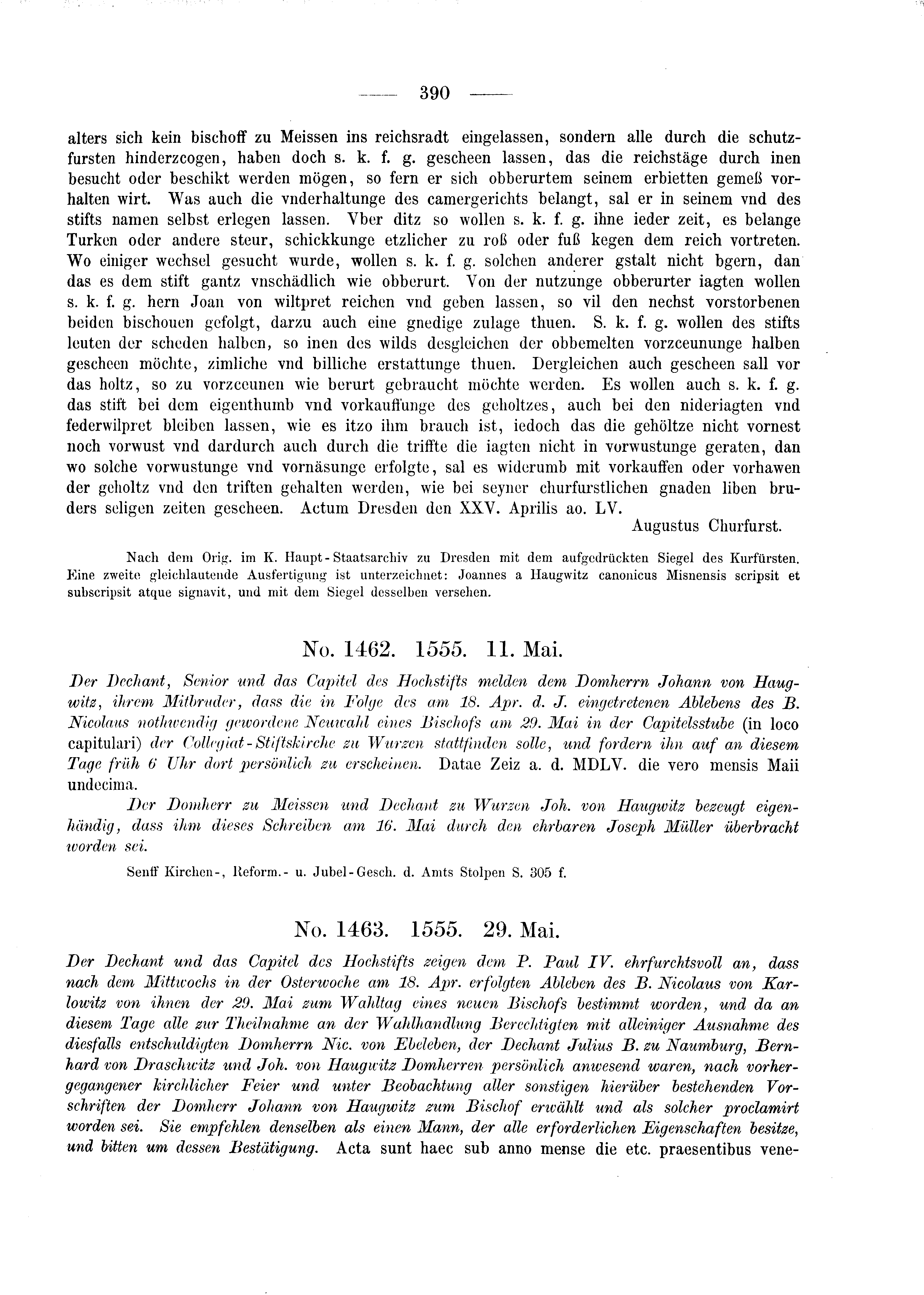 Historische Urkunde Seite 390 aus Band cds2_03