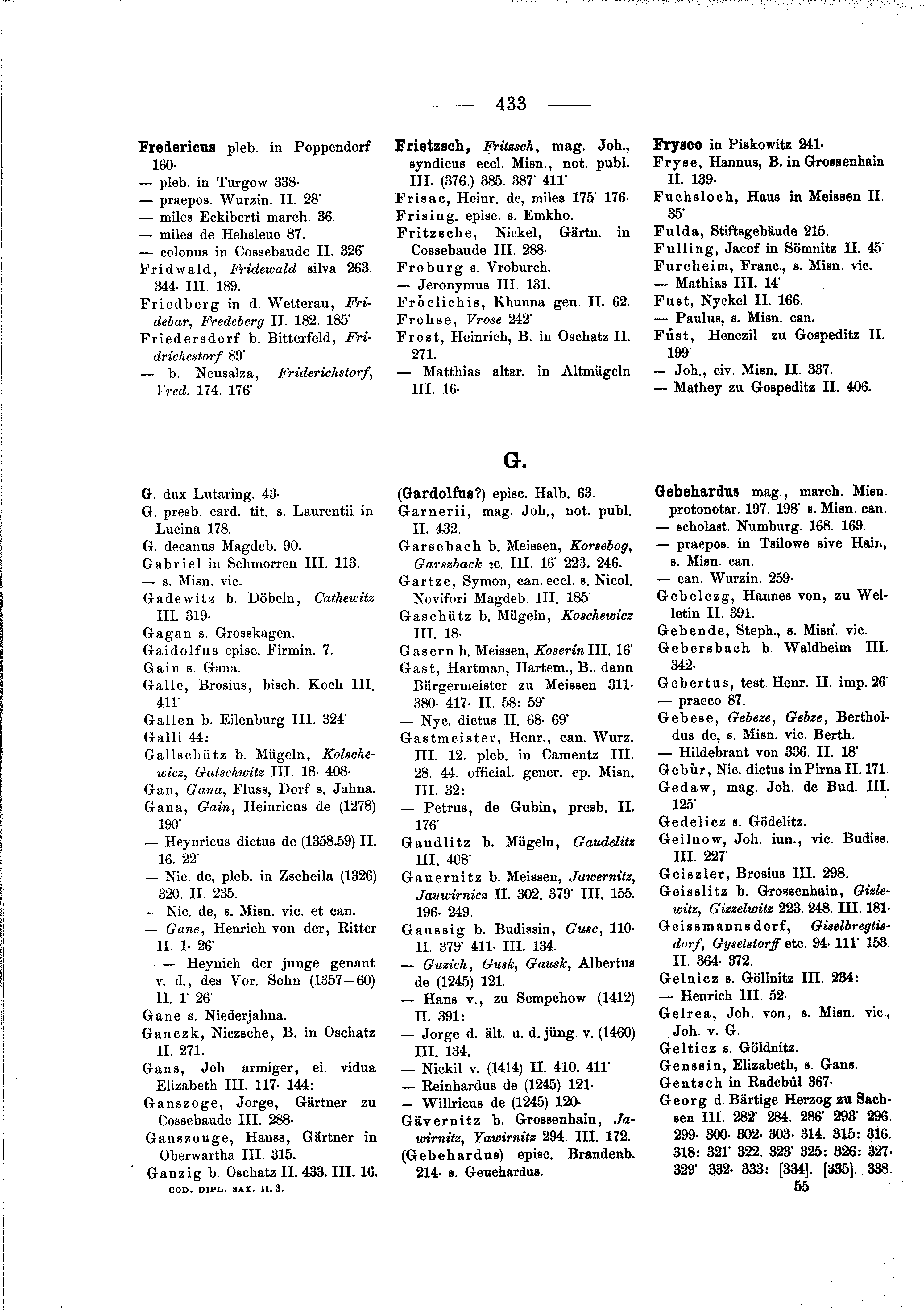 Historische Urkunde Seite 433 aus Band cds2_03
