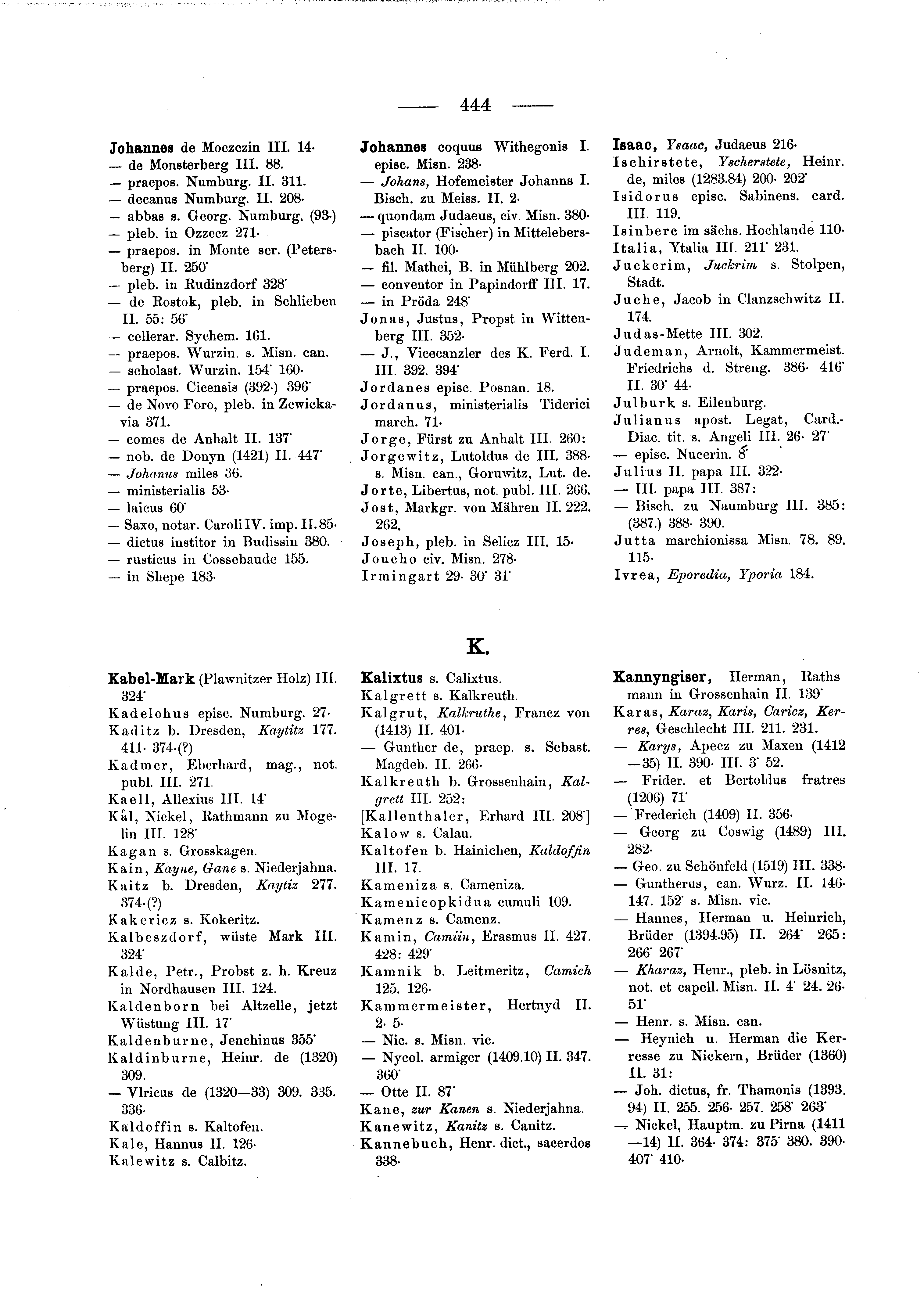 Historische Urkunde Seite 444 aus Band cds2_03