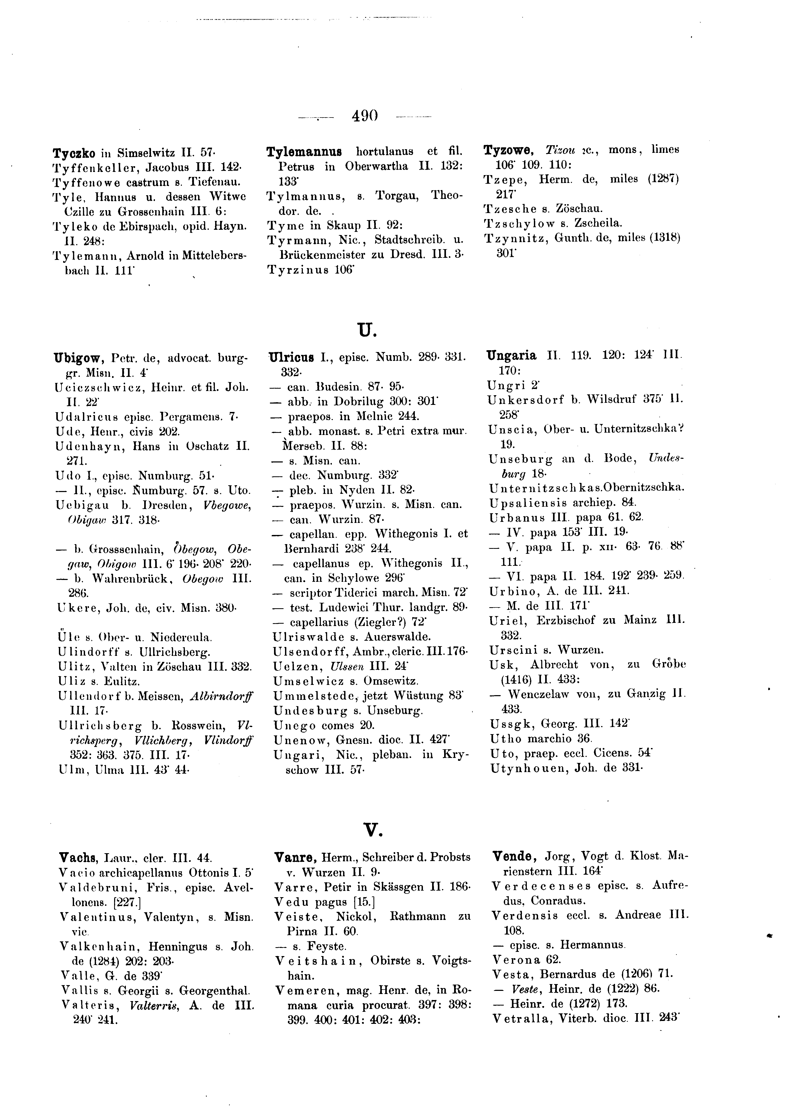 Historische Urkunde Seite 490 aus Band cds2_03
