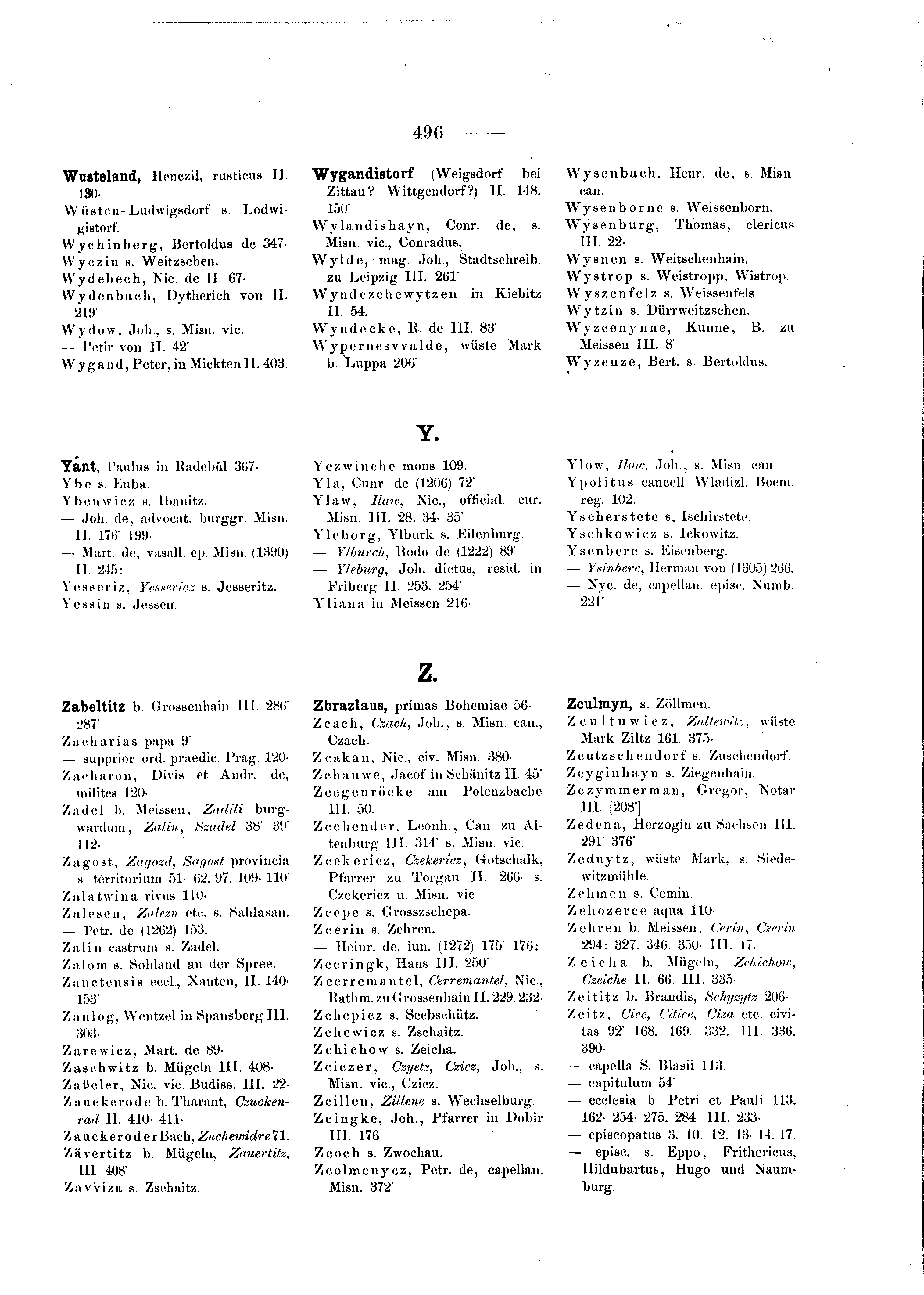Historische Urkunde Seite 496 aus Band cds2_03