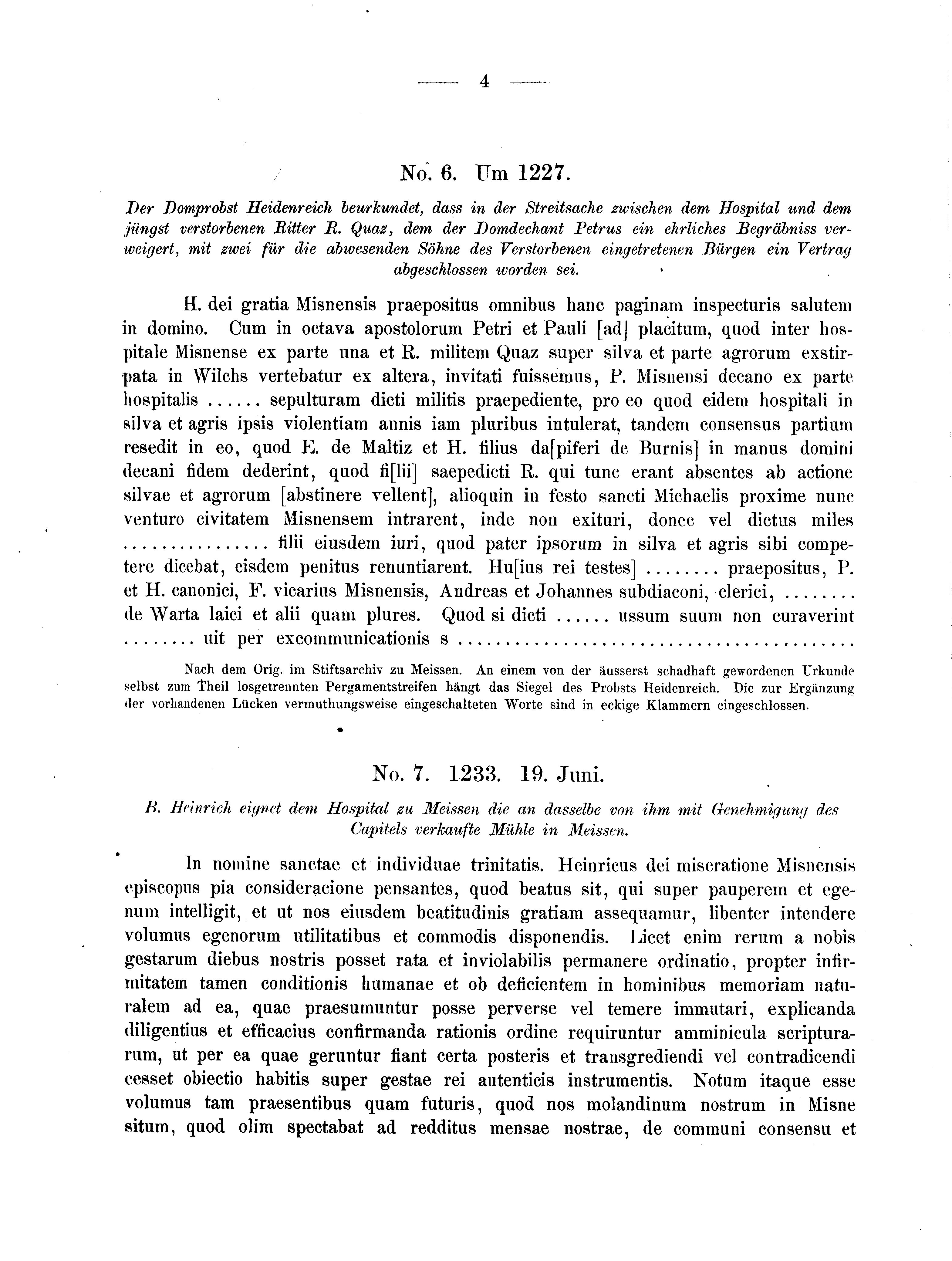 Historische Urkunde Seite 4 aus Band cds2_04