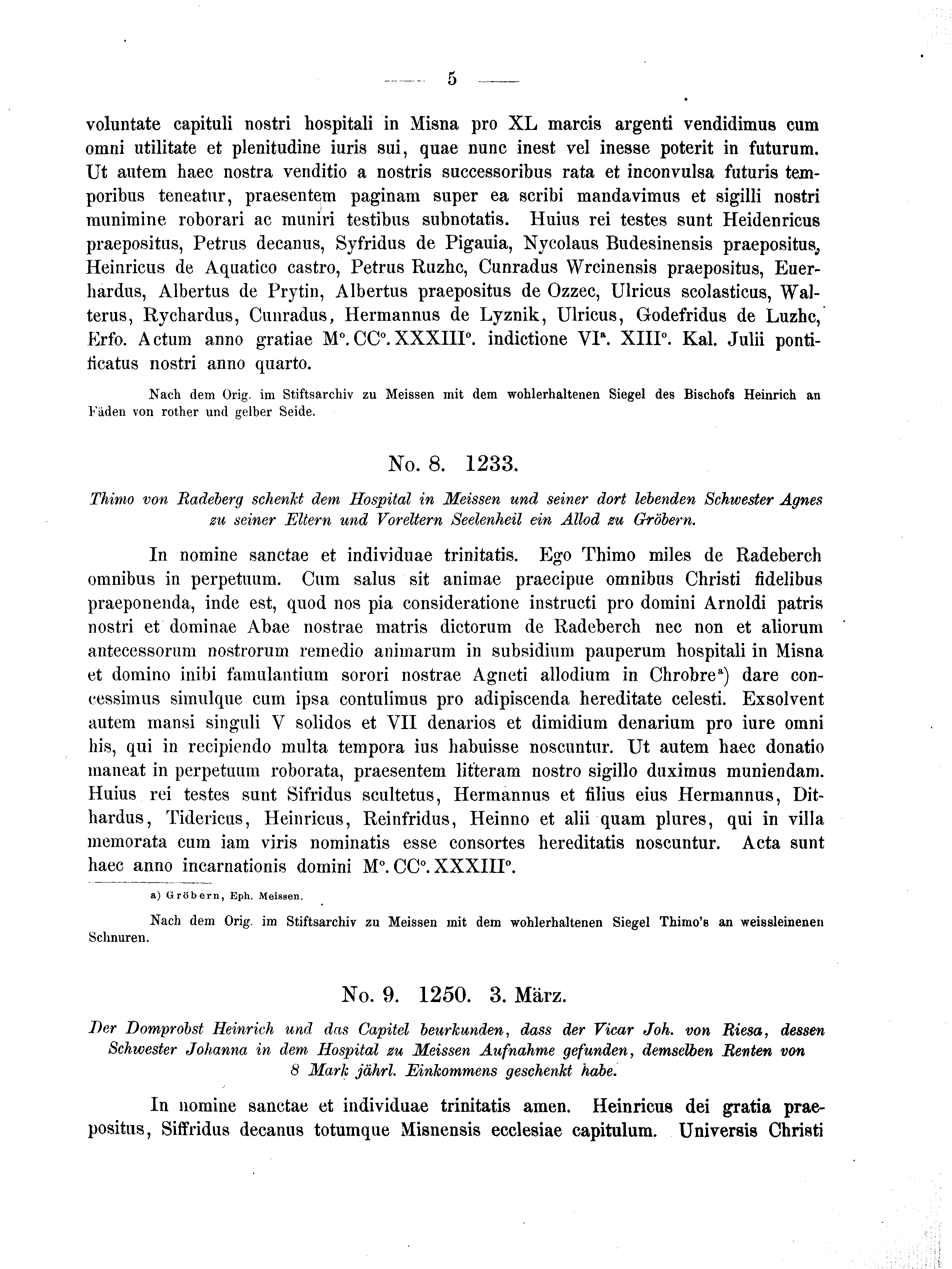 Historische Urkunde Seite 5 aus Band cds2_04