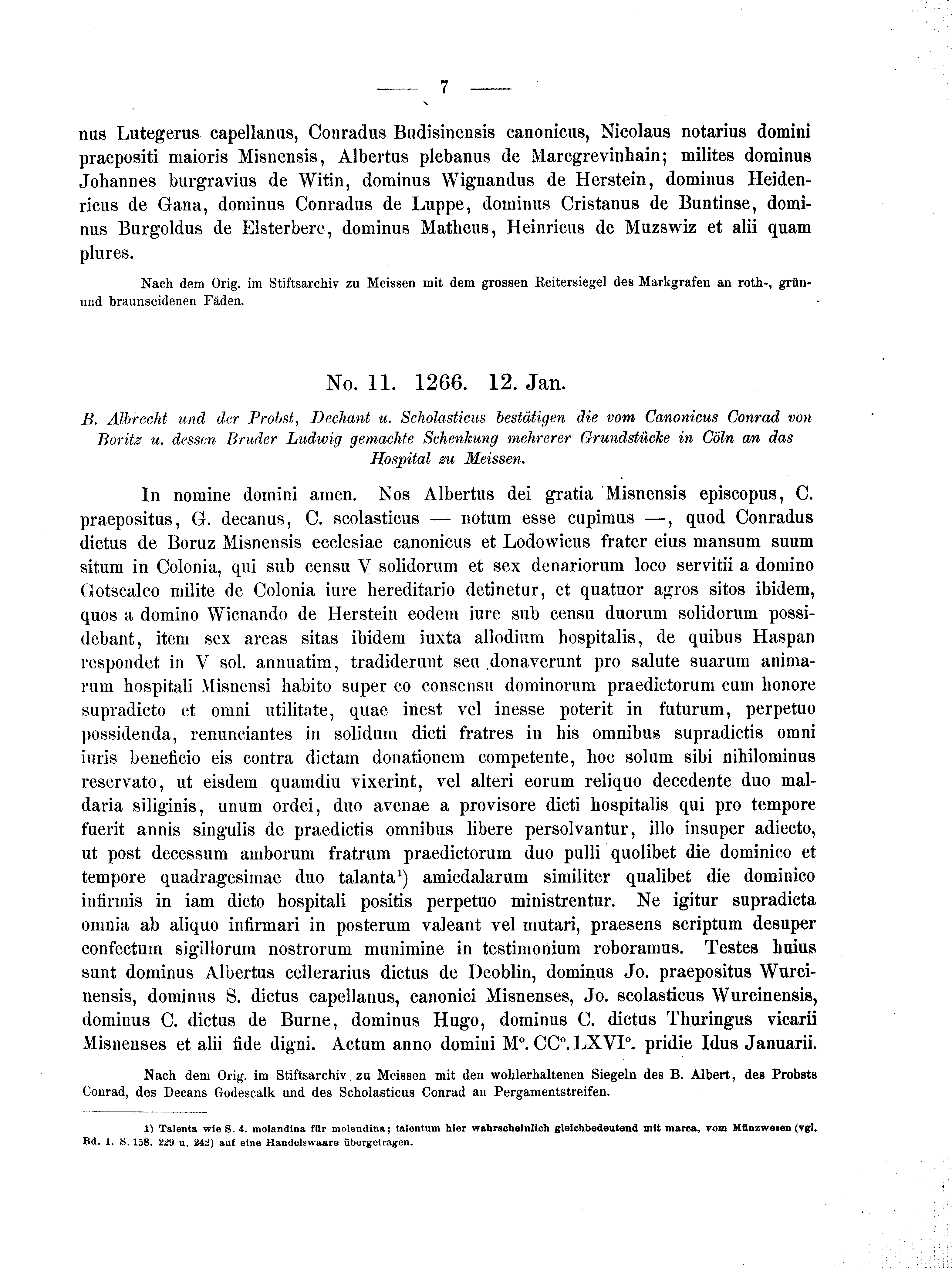 Historische Urkunde Seite 7 aus Band cds2_04
