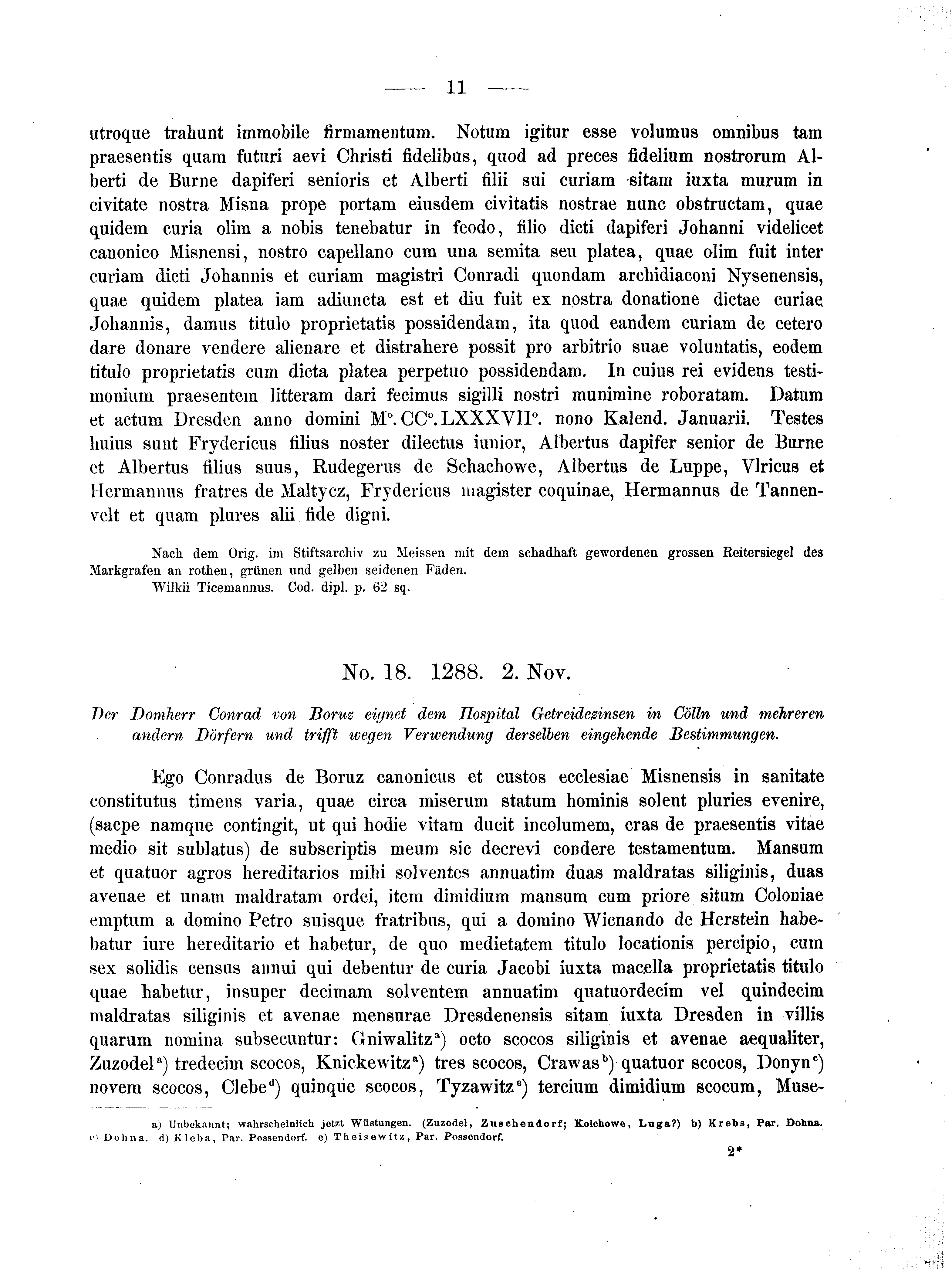 Historische Urkunde Seite 11 aus Band cds2_04