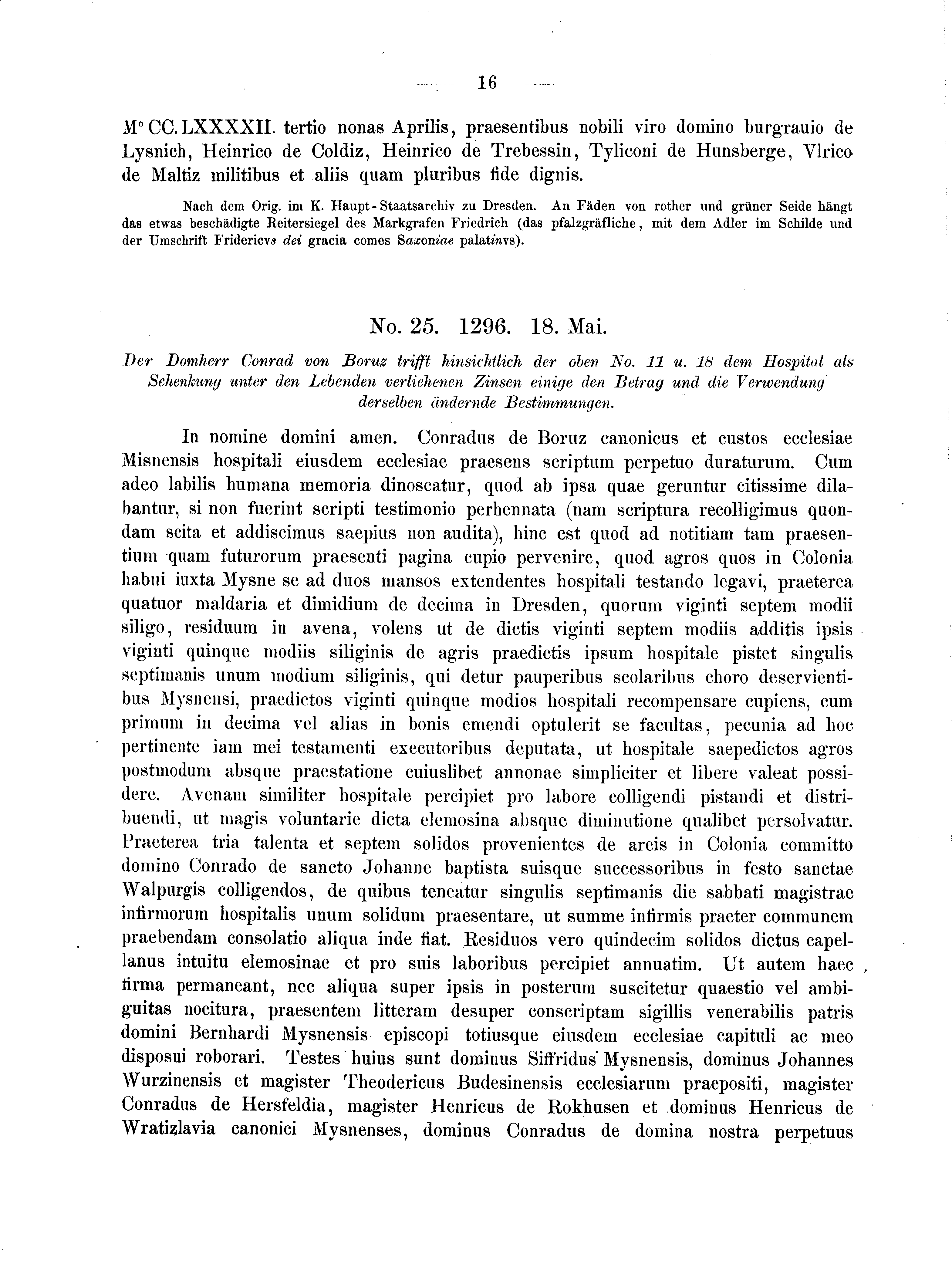 Historische Urkunde Seite 16 aus Band cds2_04