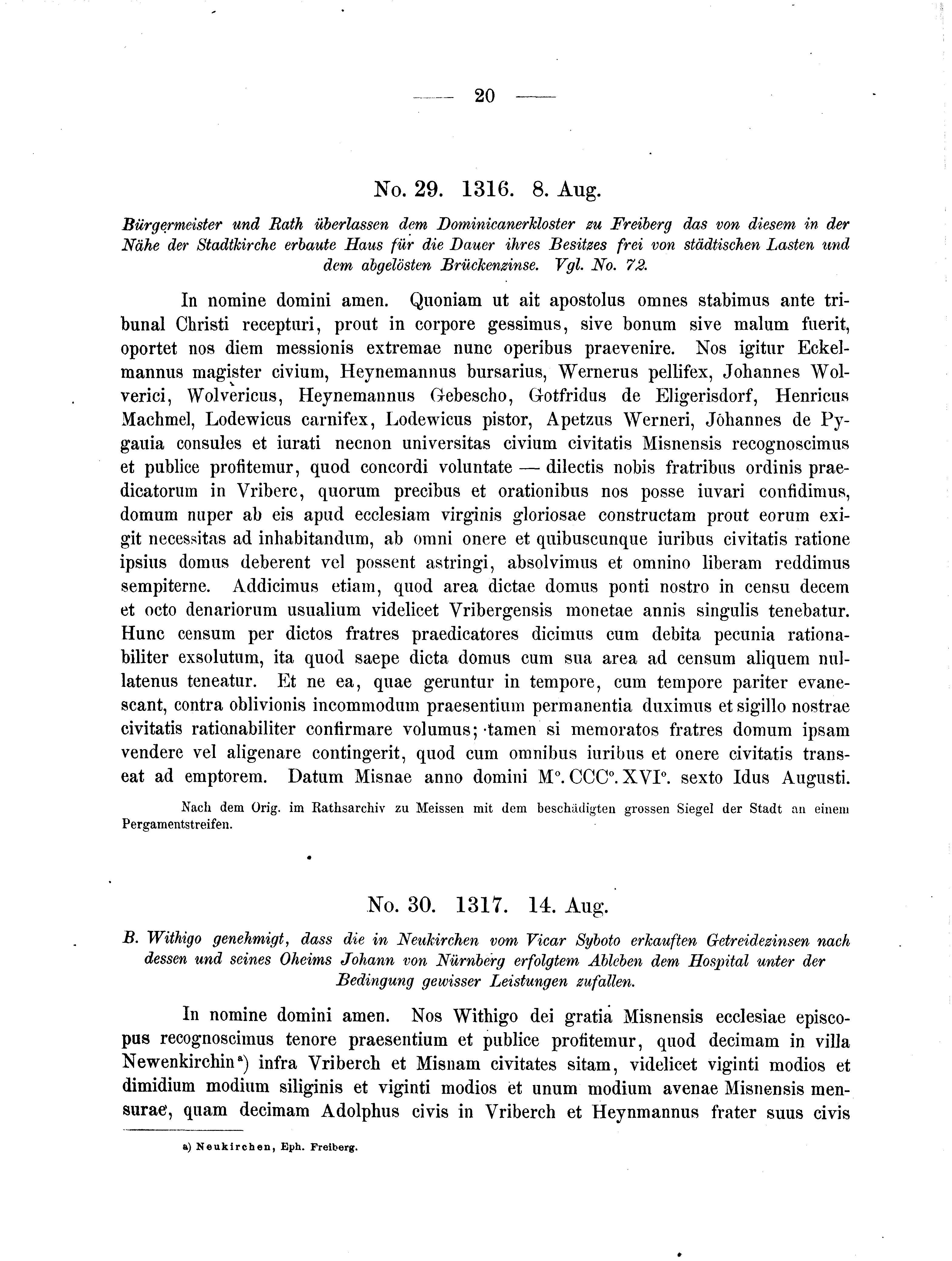 Historische Urkunde Seite 20 aus Band cds2_04