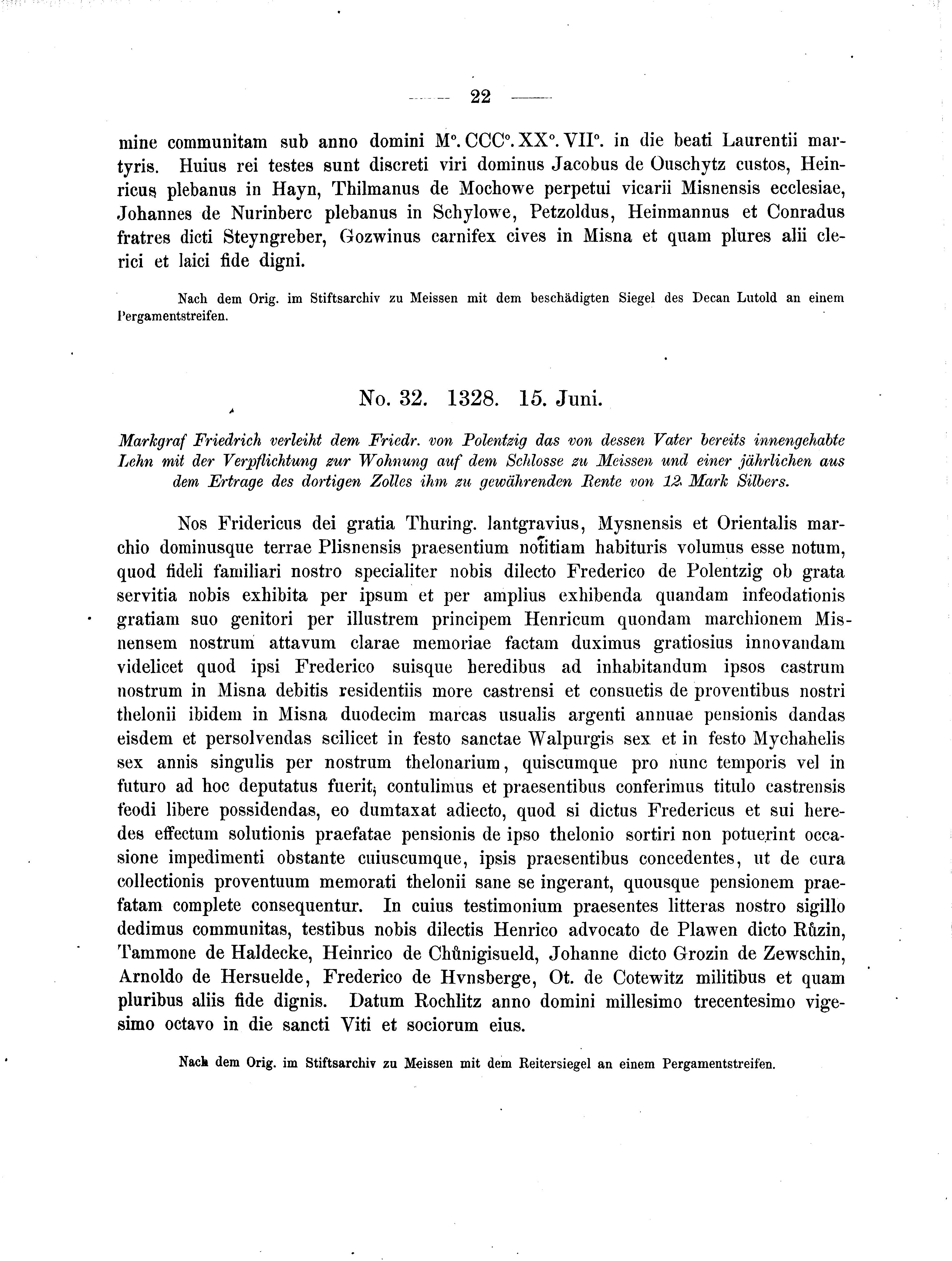 Historische Urkunde Seite 22 aus Band cds2_04