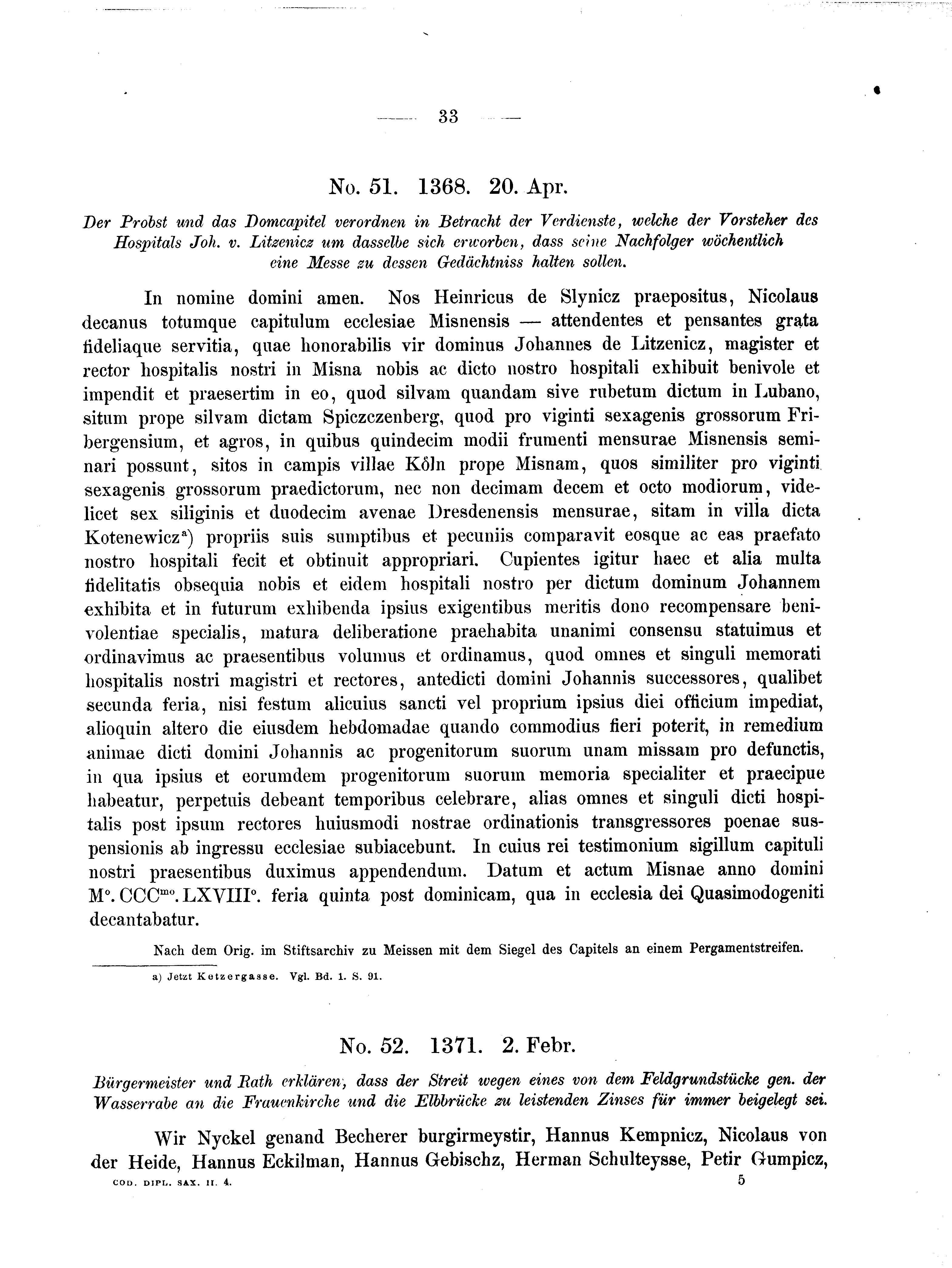 Historische Urkunde Seite 33 aus Band cds2_04