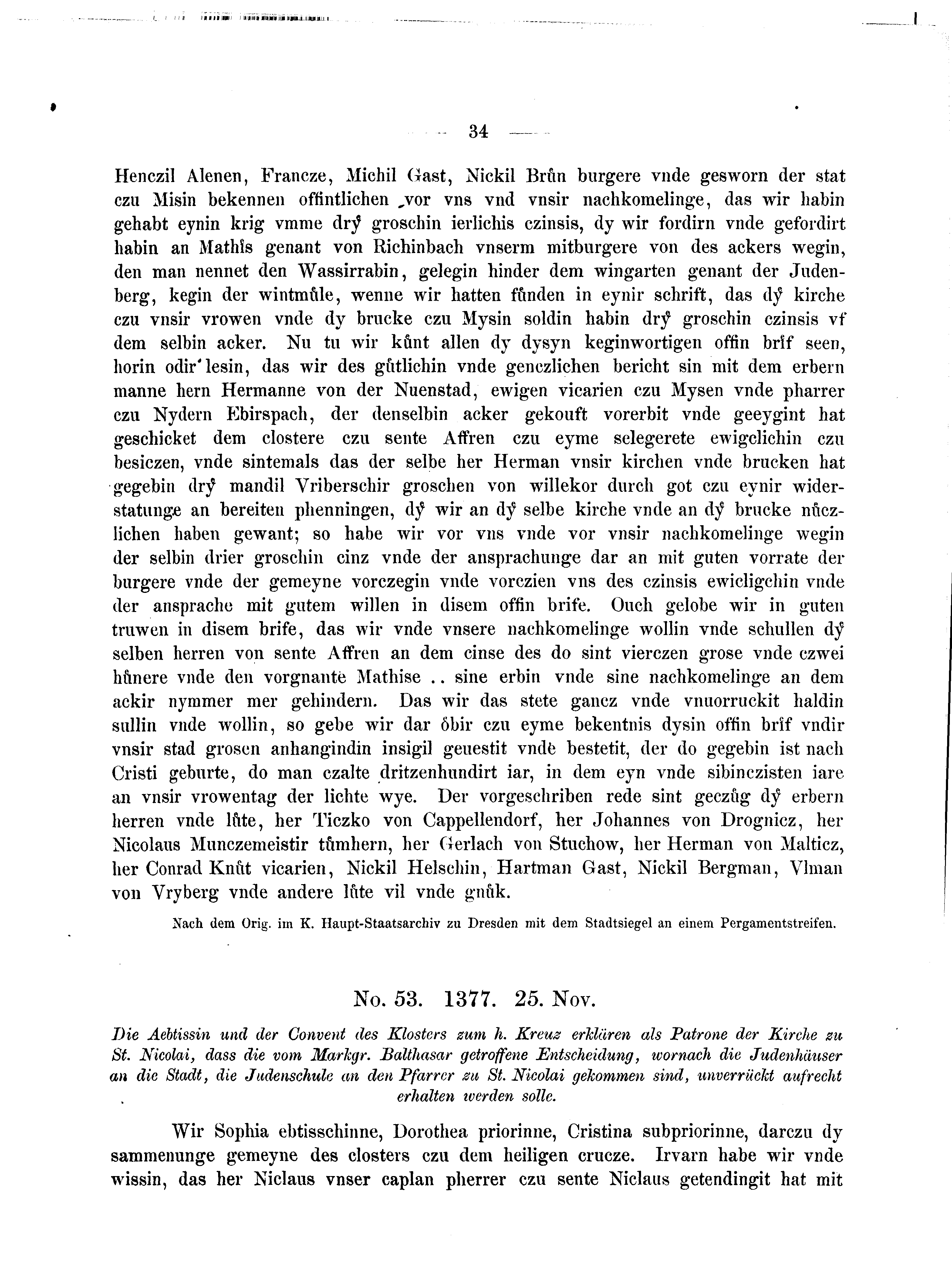 Historische Urkunde Seite 34 aus Band cds2_04