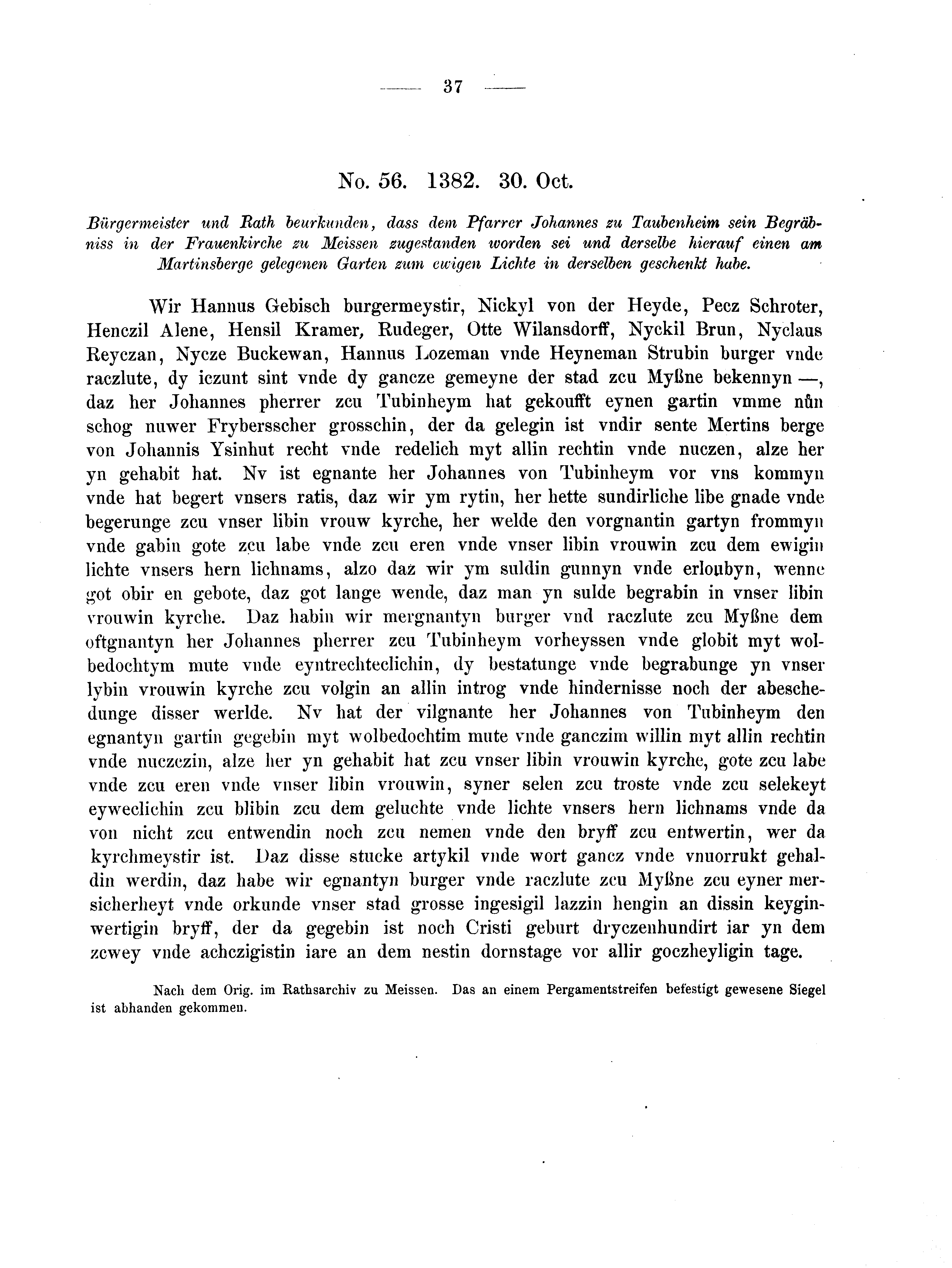 Historische Urkunde Seite 37 aus Band cds2_04