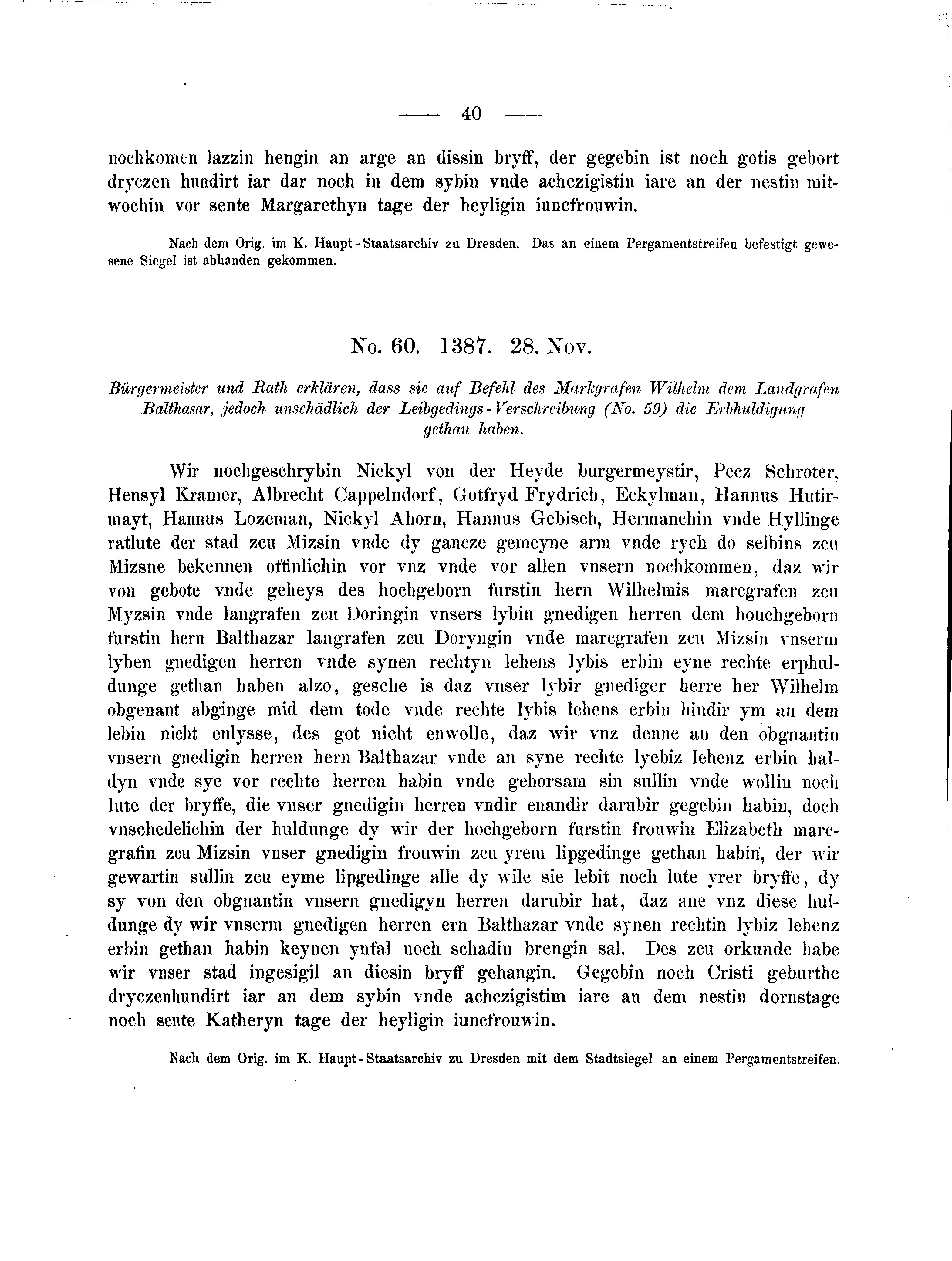 Historische Urkunde Seite 40 aus Band cds2_04