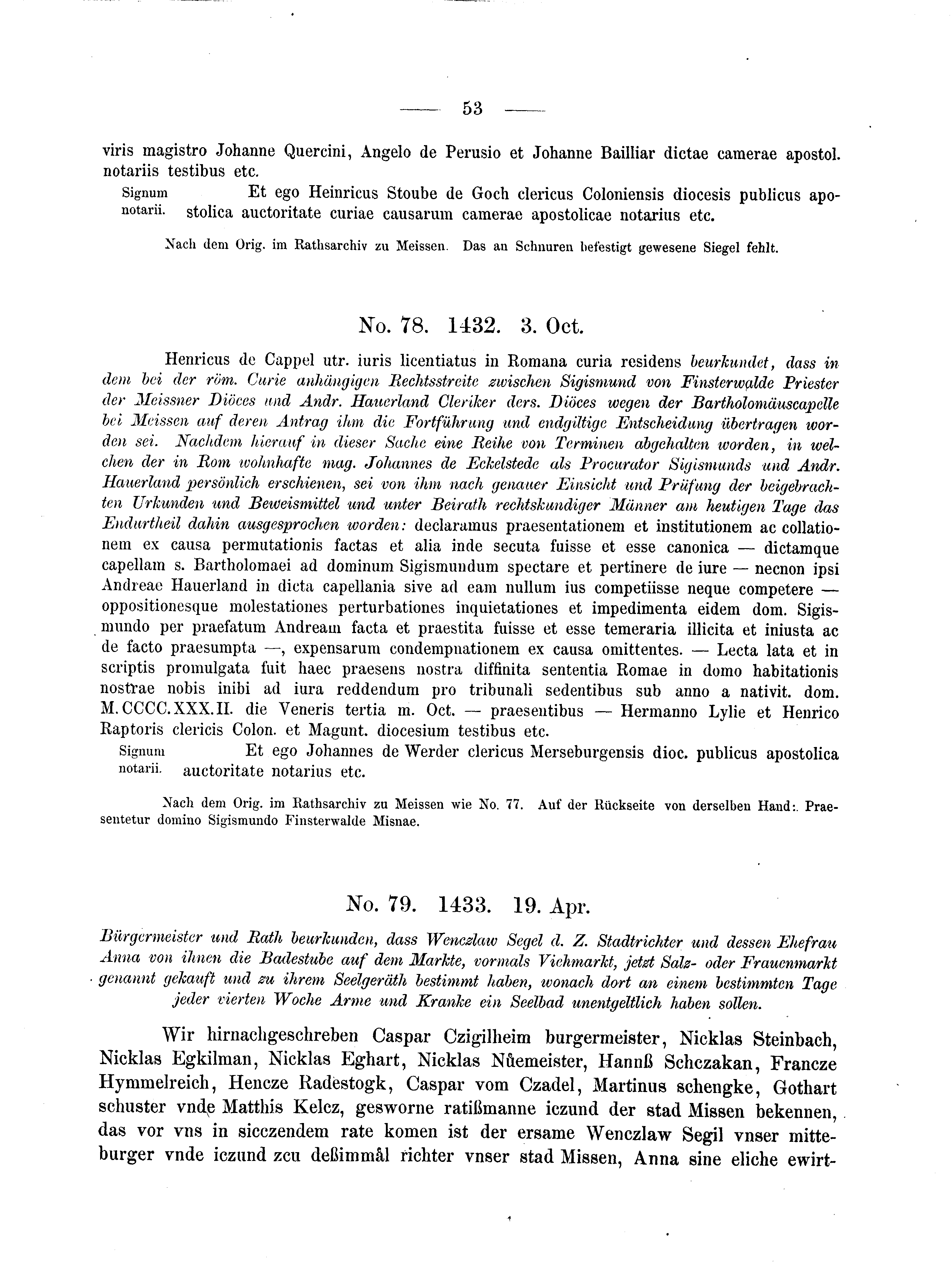 Historische Urkunde Seite 53 aus Band cds2_04