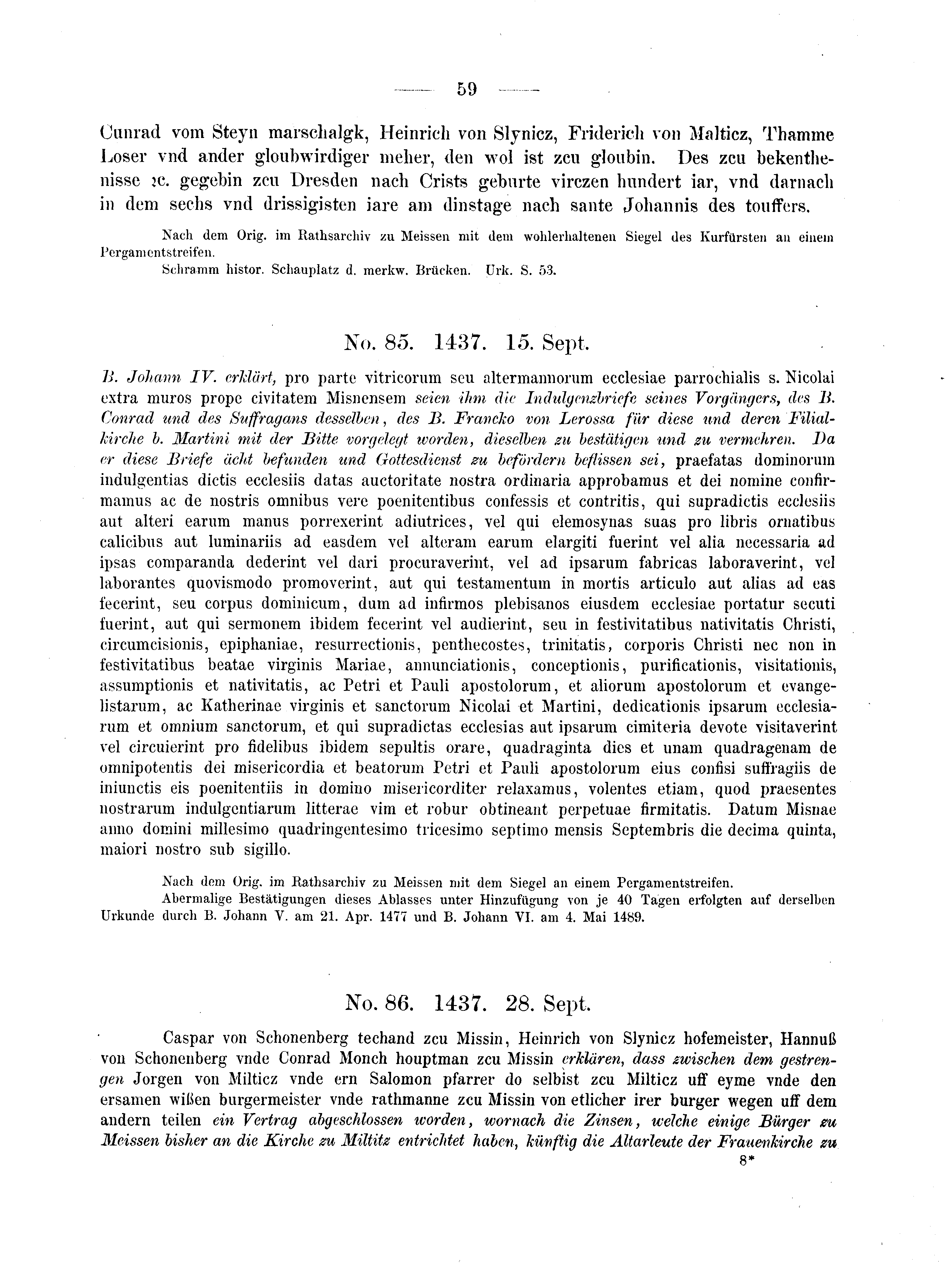 Historische Urkunde Seite 59 aus Band cds2_04