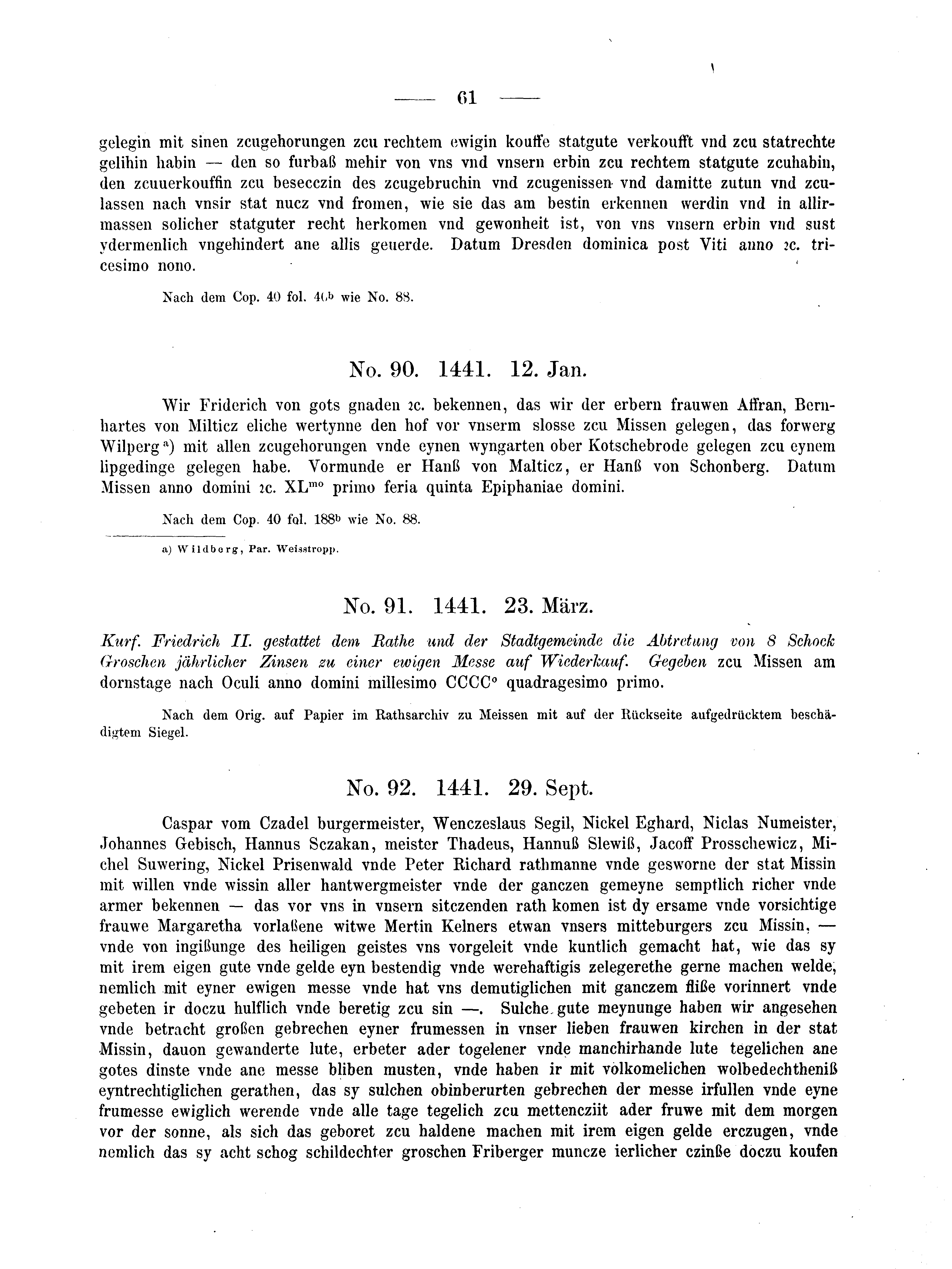 Historische Urkunde Seite 61 aus Band cds2_04