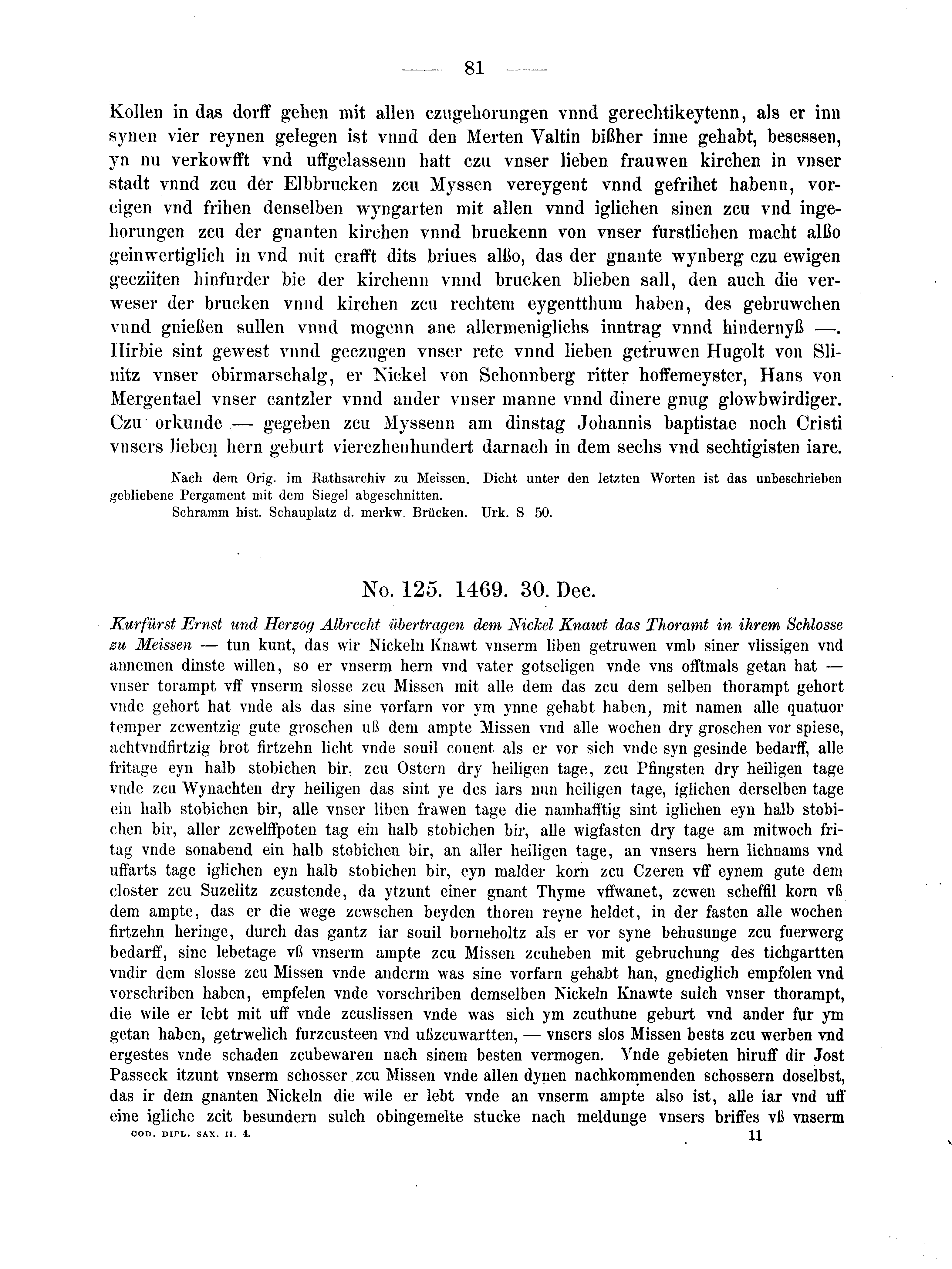 Historische Urkunde Seite 81 aus Band cds2_04