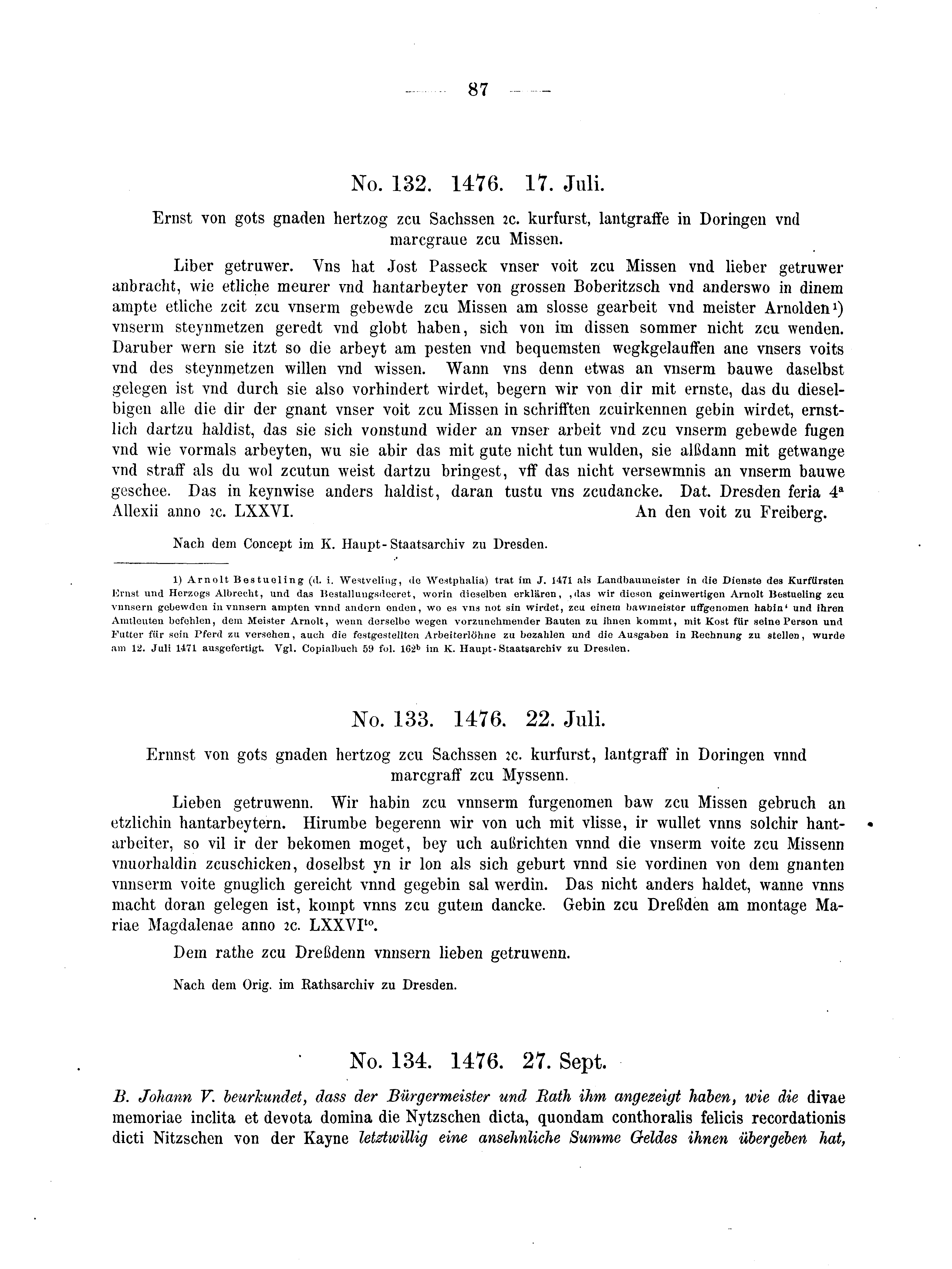 Historische Urkunde Seite 87 aus Band cds2_04
