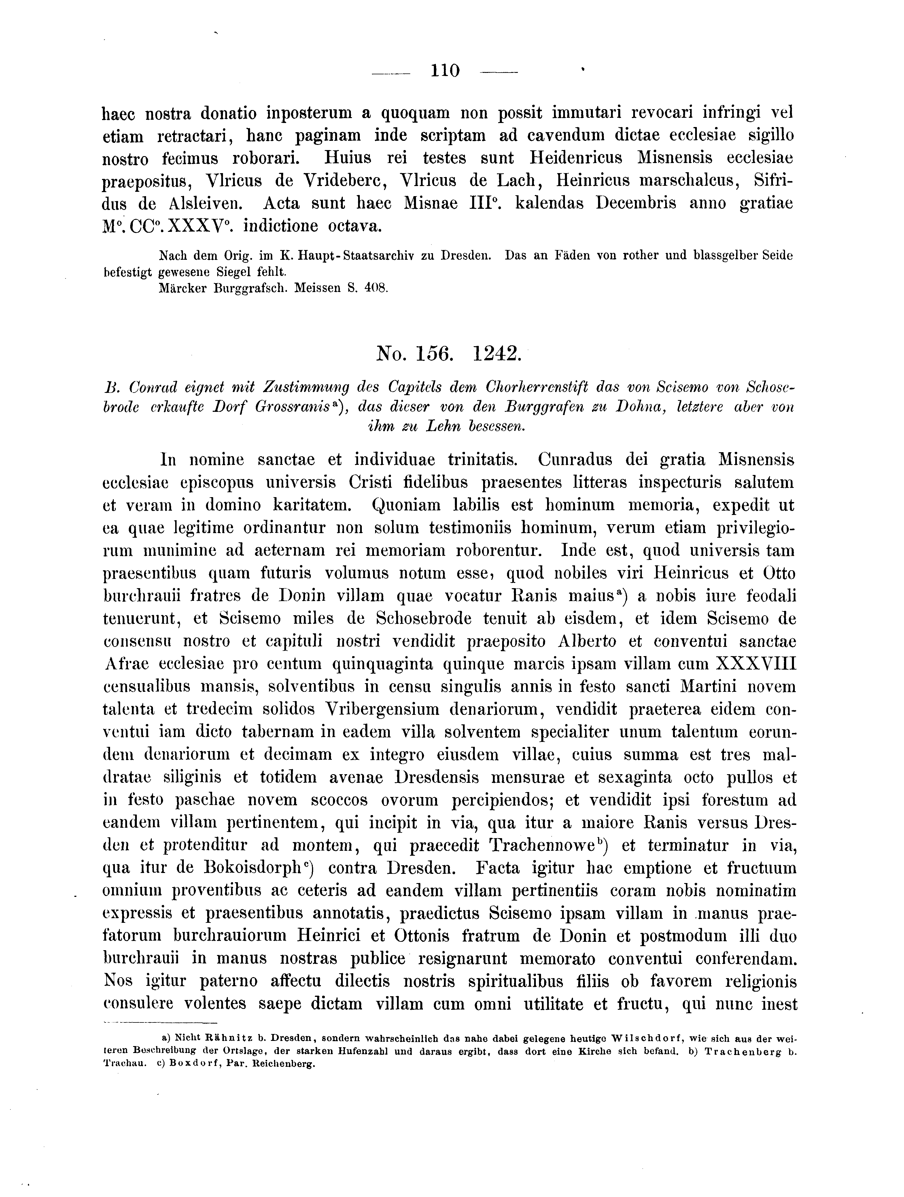 Historische Urkunde Seite 110 aus Band cds2_04