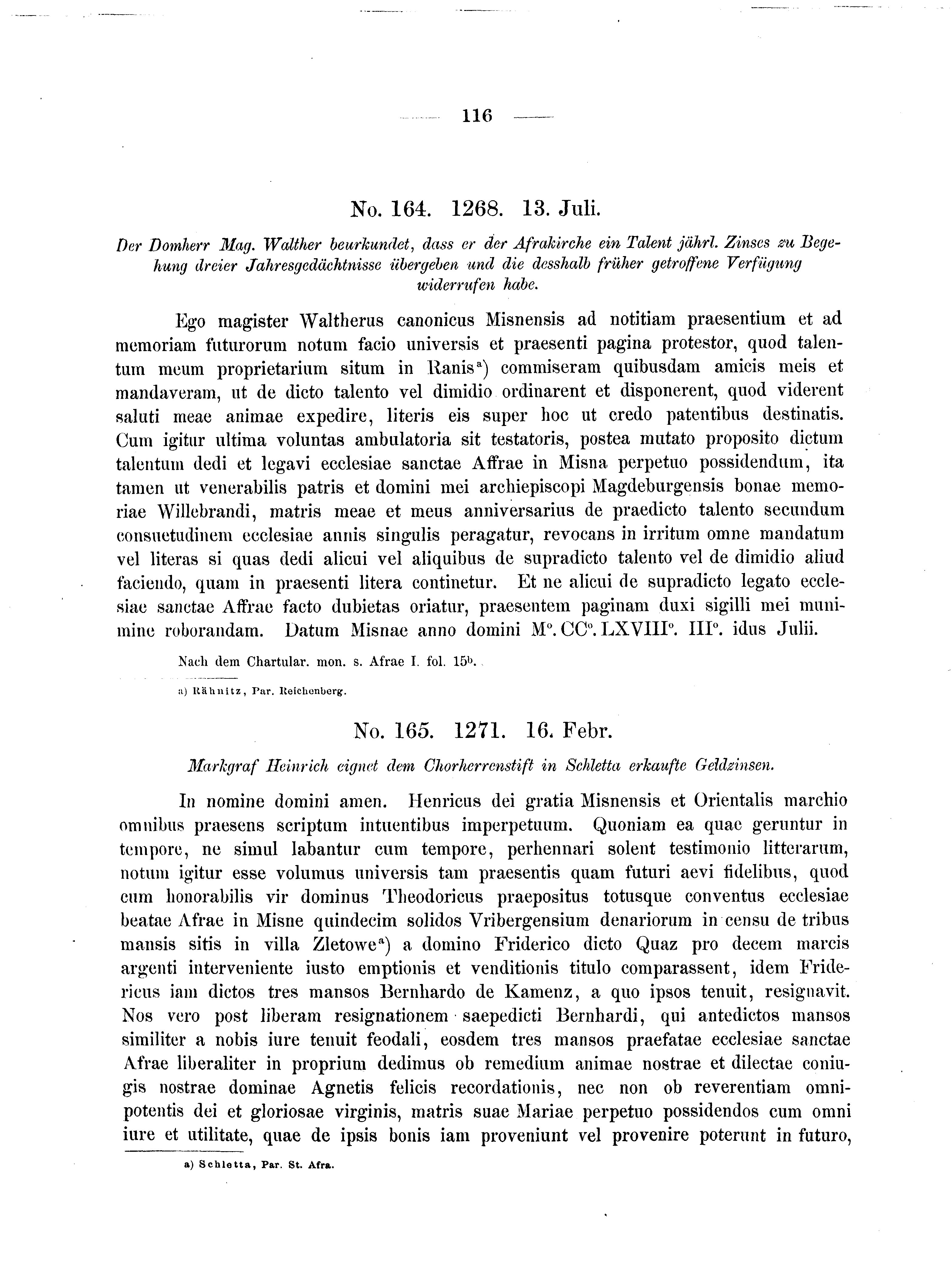Historische Urkunde Seite 116 aus Band cds2_04
