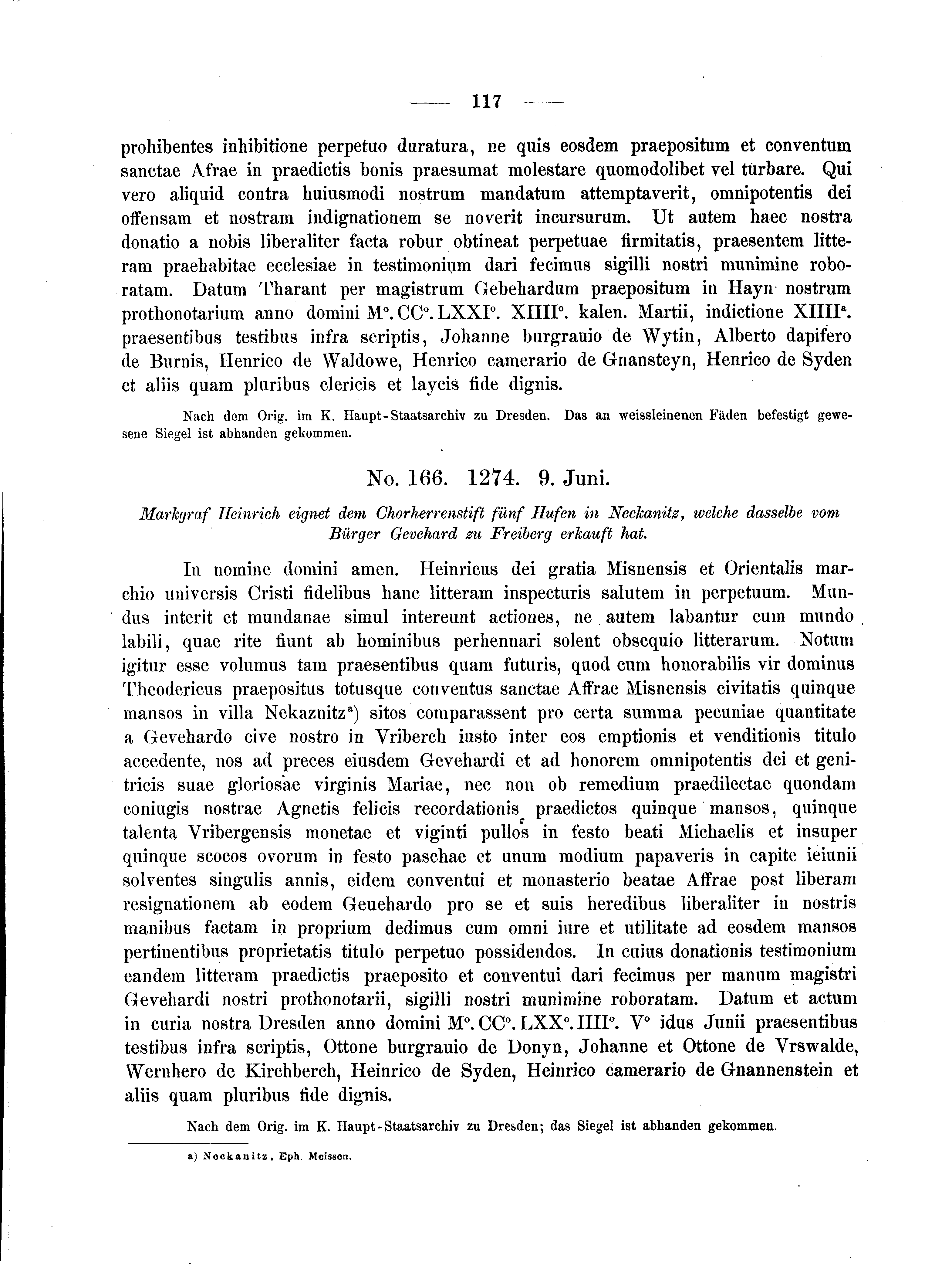 Historische Urkunde Seite 117 aus Band cds2_04