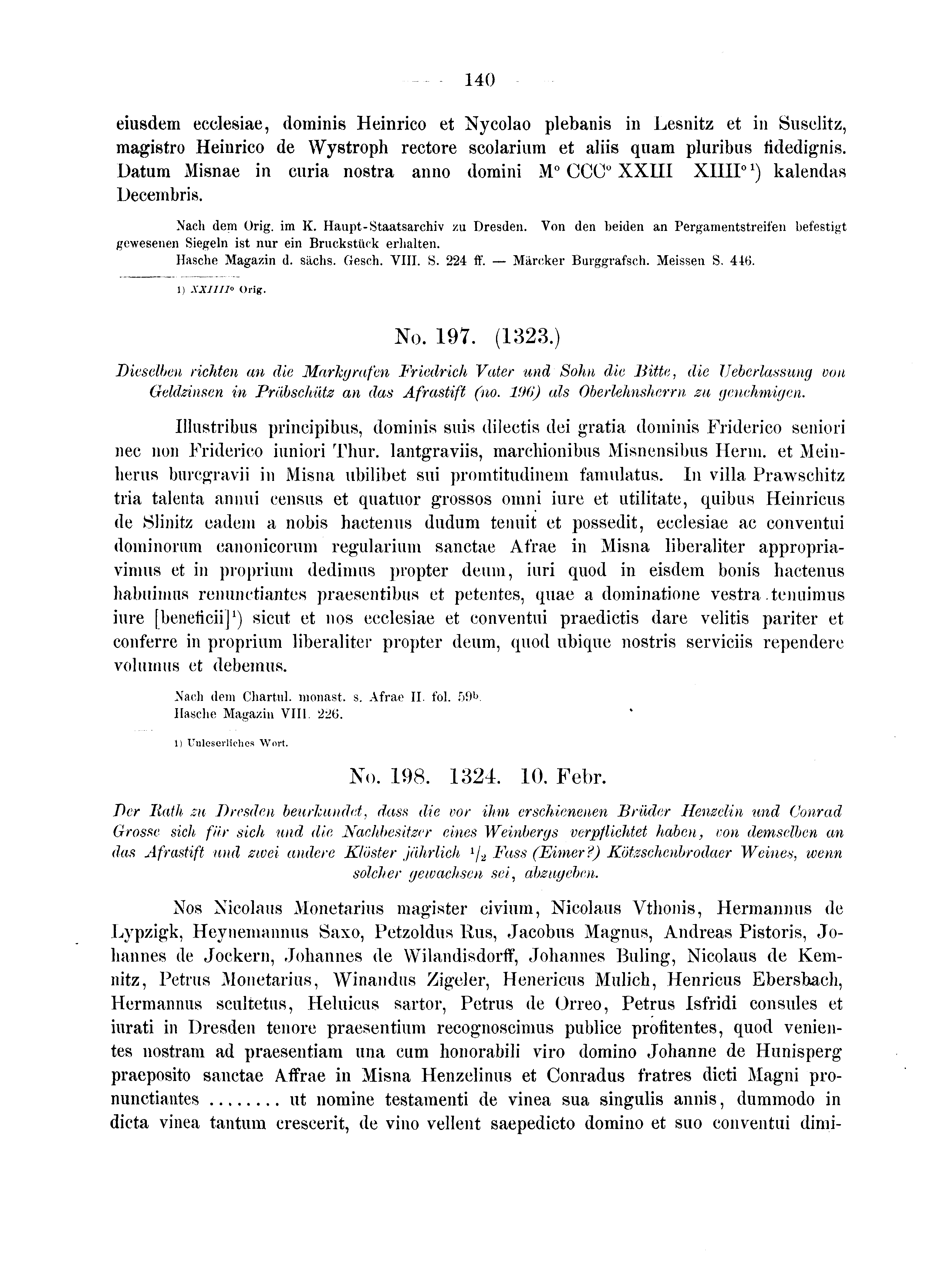 Historische Urkunde Seite 140 aus Band cds2_04